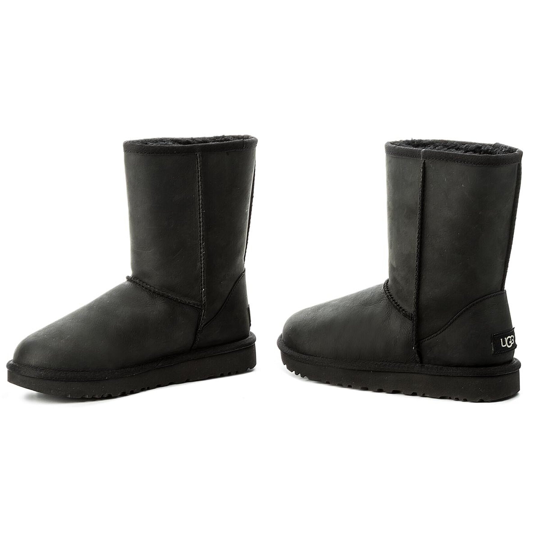 Ugg Topánky Classic Short Leather 1016559 Čierna - Pepit.sk