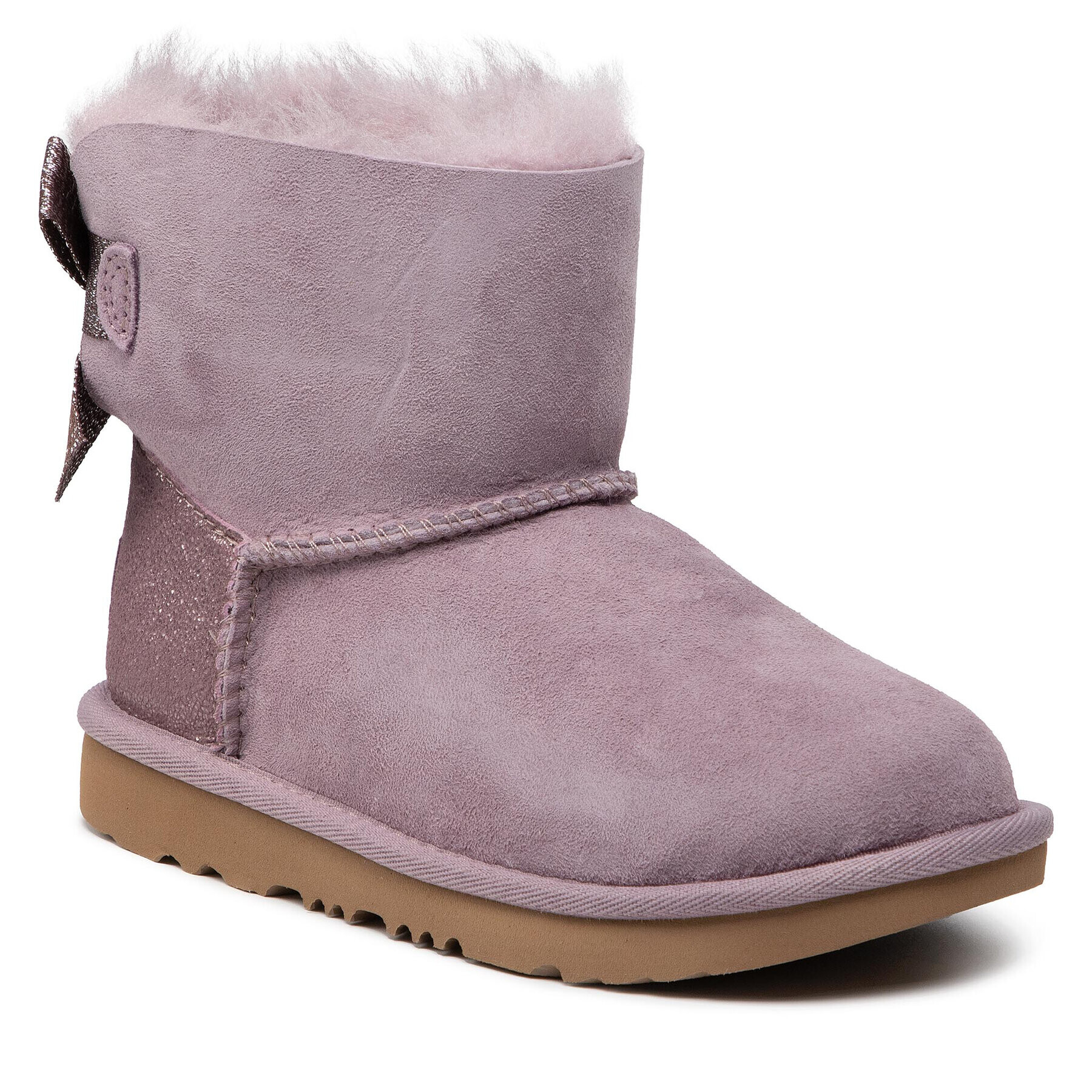 Ugg Topánky K Mini Bailey Bow Glitz 1123617K Fialová - Pepit.sk