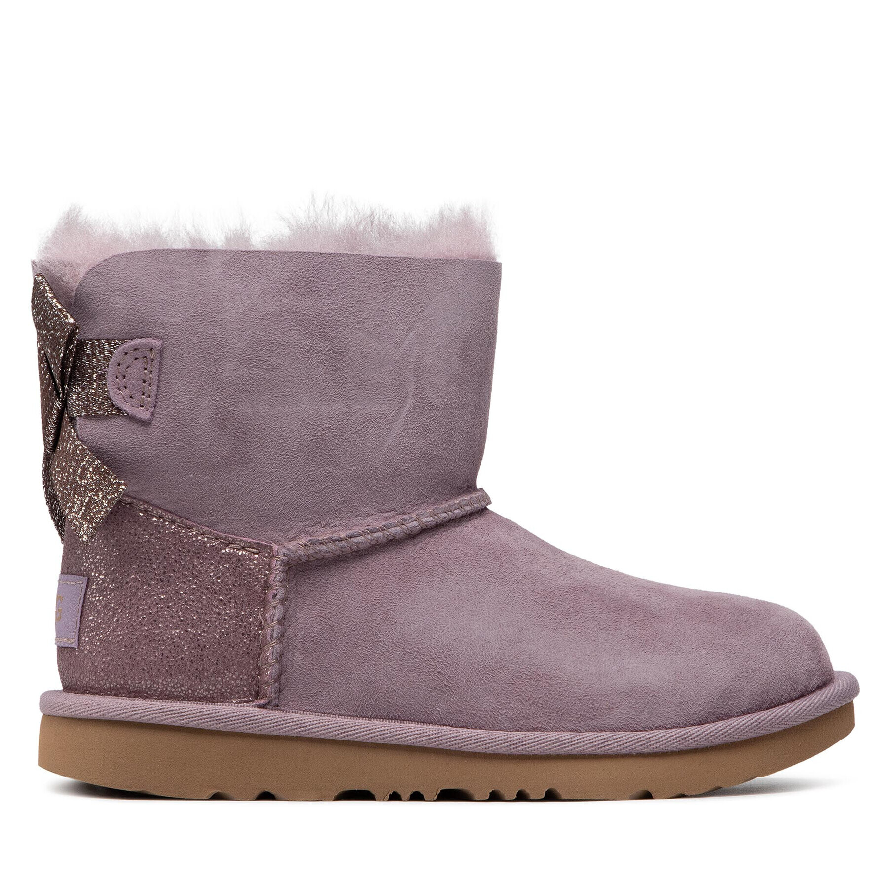 Ugg Topánky K Mini Bailey Bow Glitz 1123617K Fialová - Pepit.sk