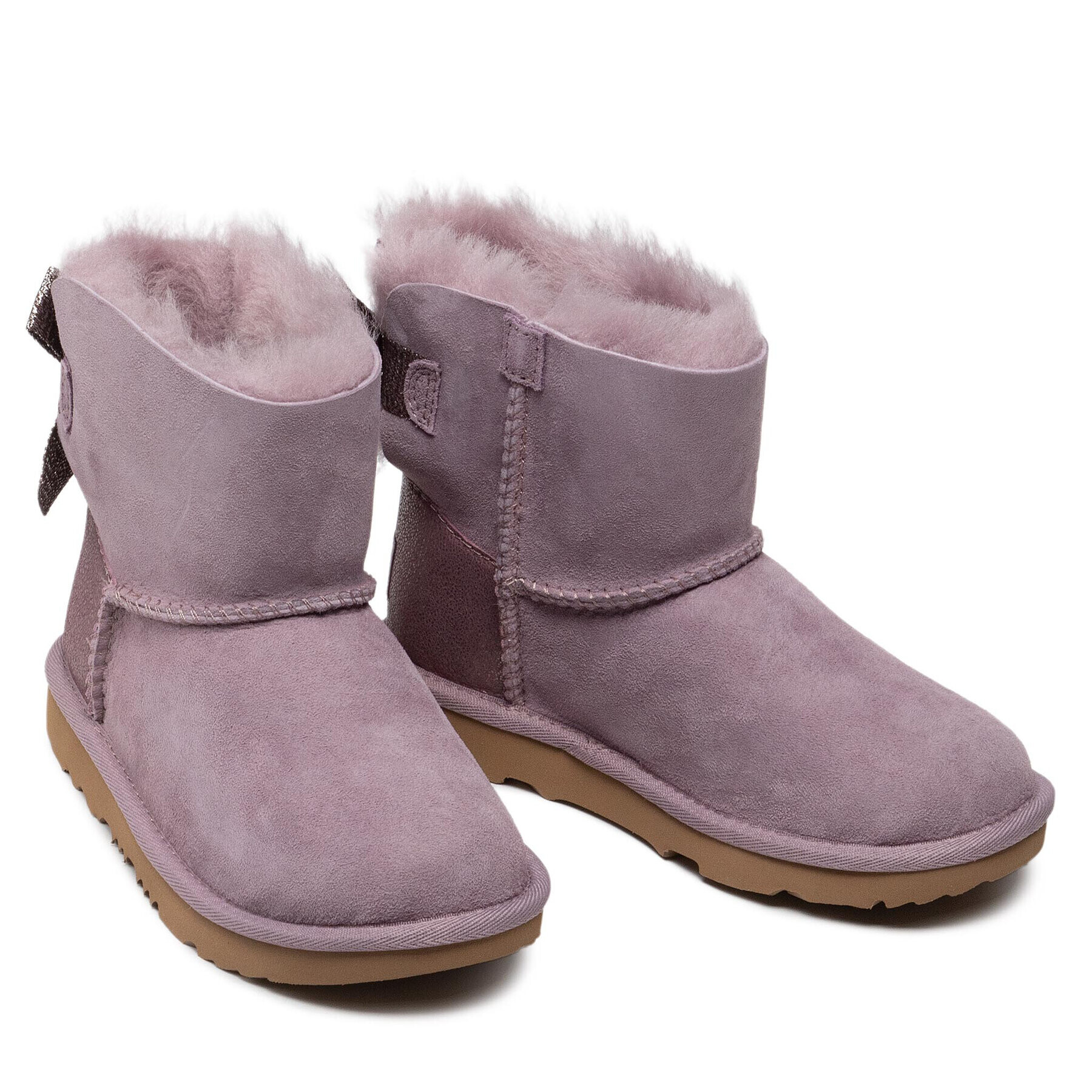 Ugg Topánky K Mini Bailey Bow Glitz 1123617K Fialová - Pepit.sk