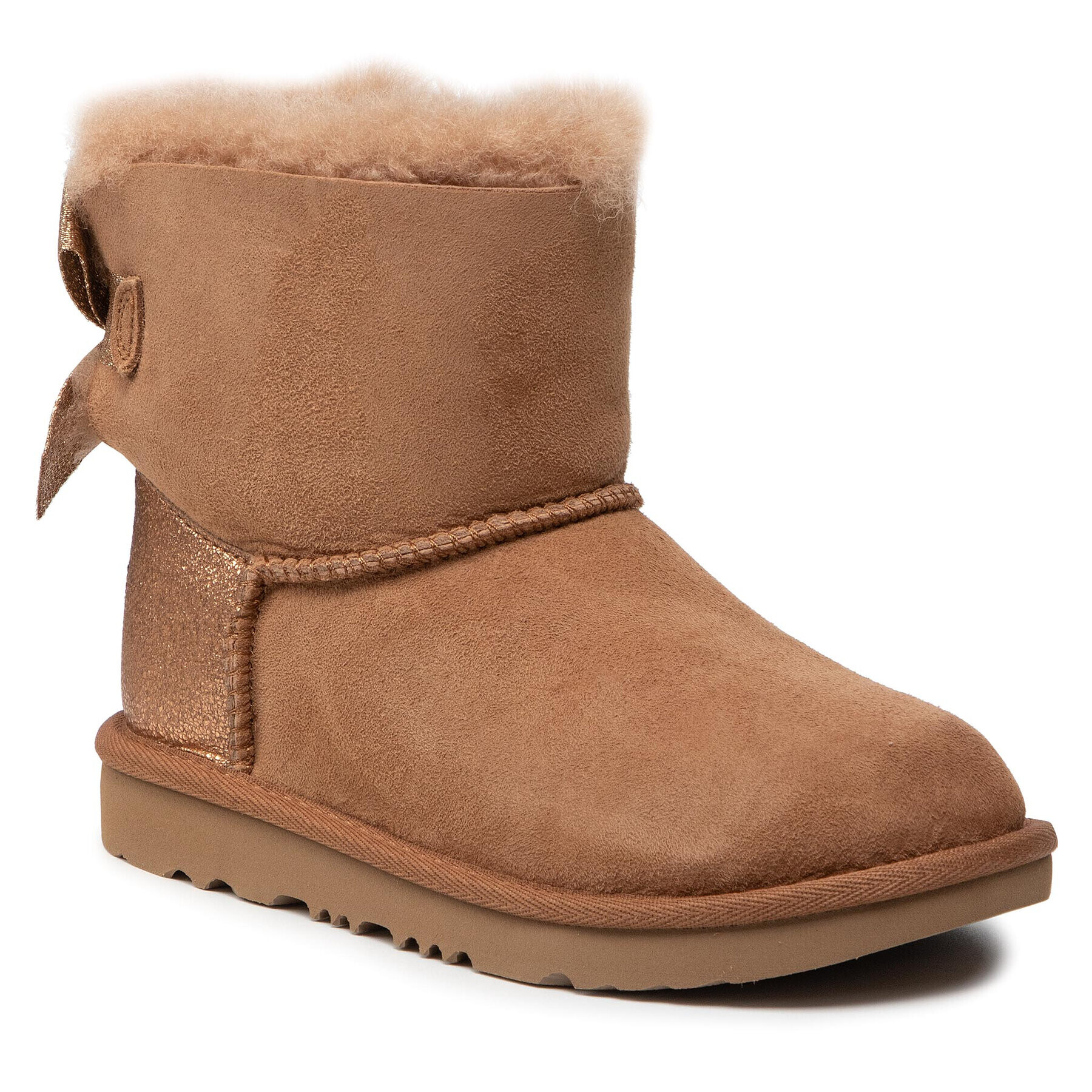 Ugg Topánky K Mini Bailey Bow Glitz 1123617K Hnedá - Pepit.sk