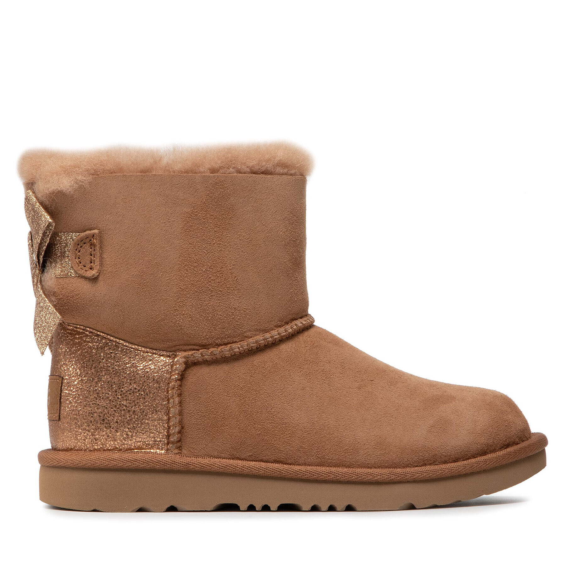 Ugg Topánky K Mini Bailey Bow Glitz 1123617K Hnedá - Pepit.sk