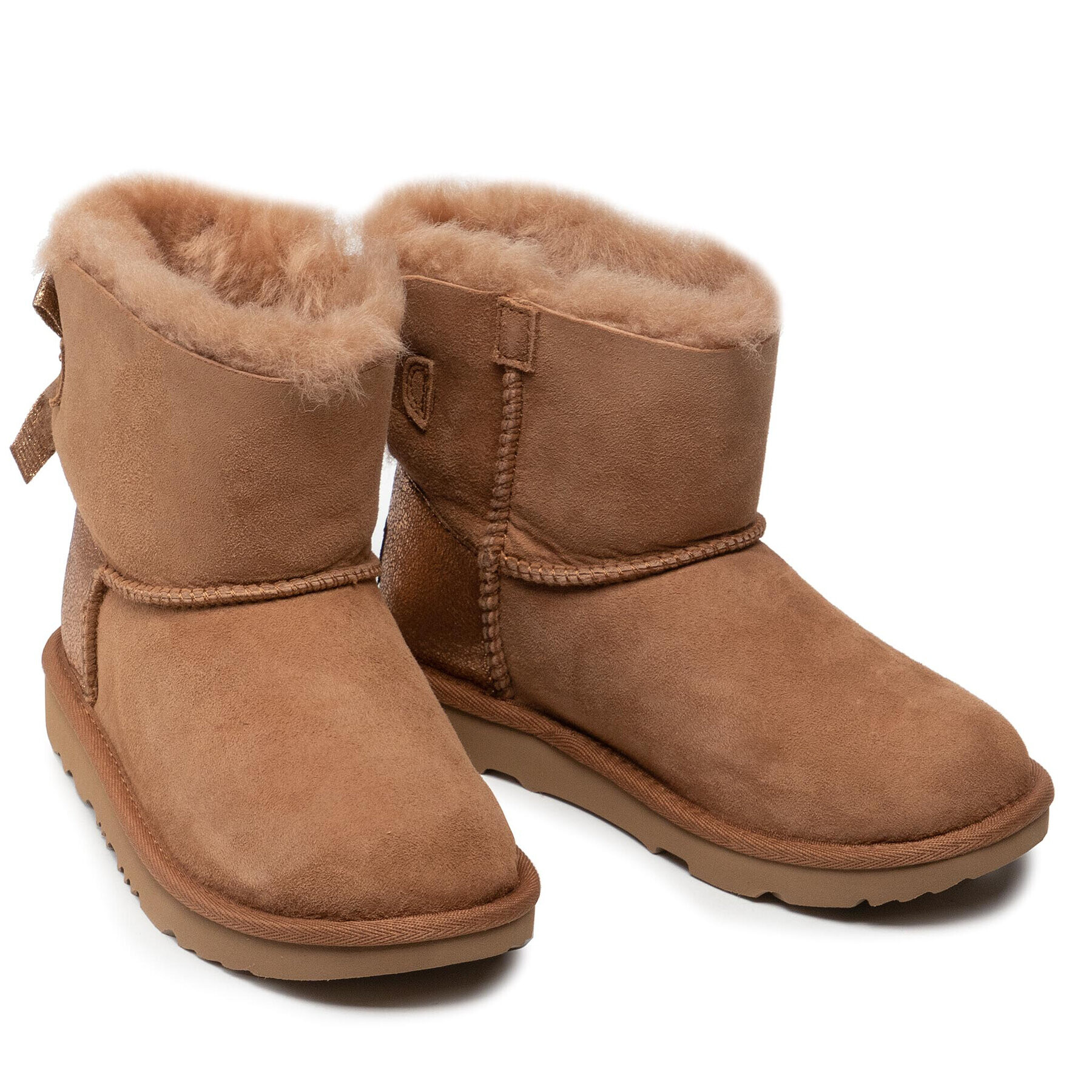 Ugg Topánky K Mini Bailey Bow Glitz 1123617K Hnedá - Pepit.sk