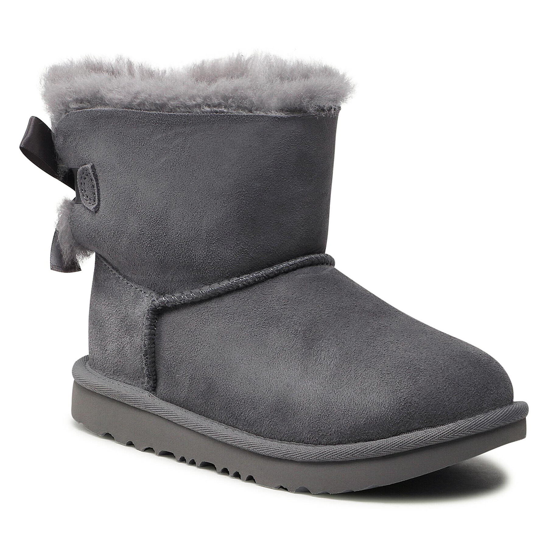 Ugg Topánky K Mini Bailey Bow II 1017397K Sivá - Pepit.sk