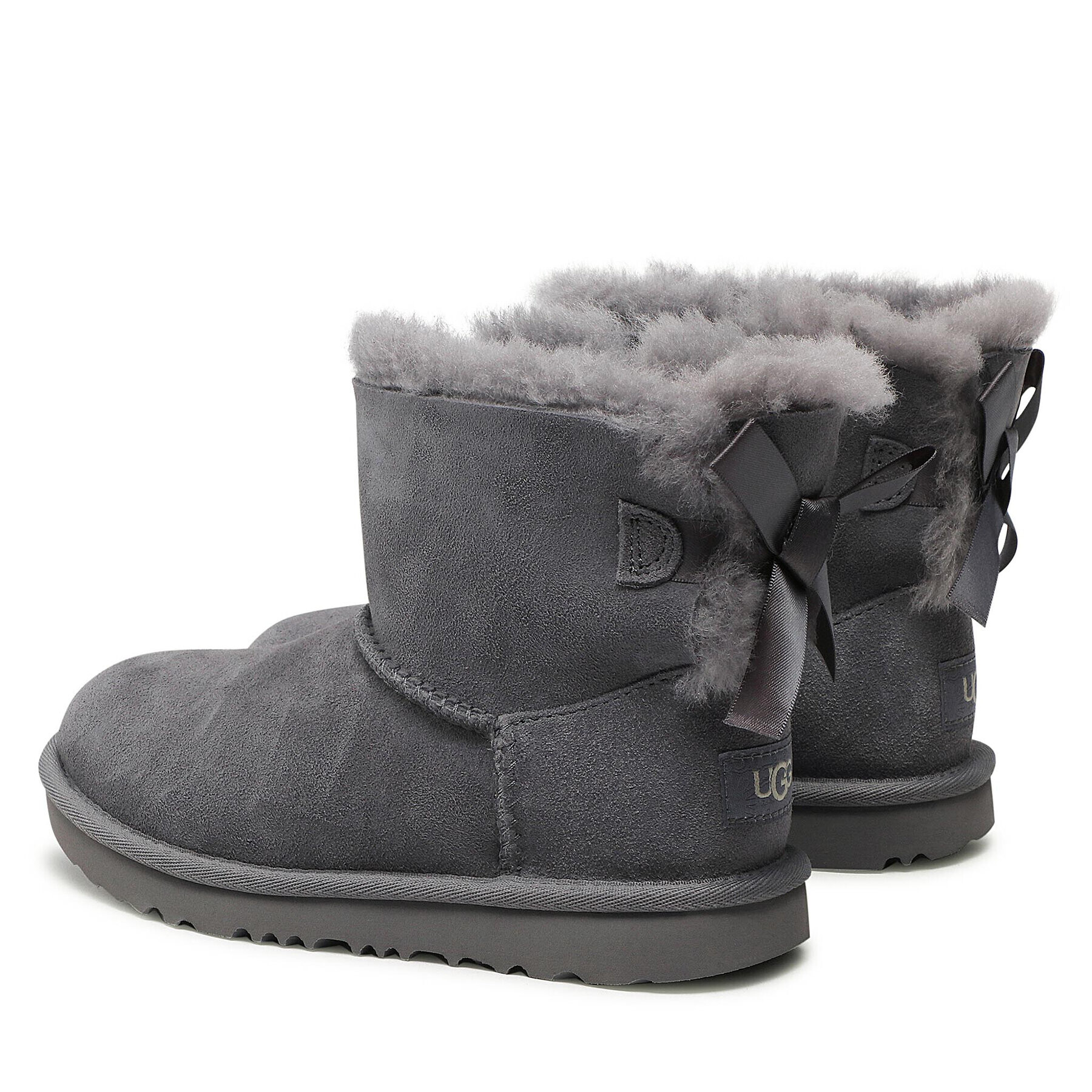 Ugg Topánky K Mini Bailey Bow II 1017397K Sivá - Pepit.sk