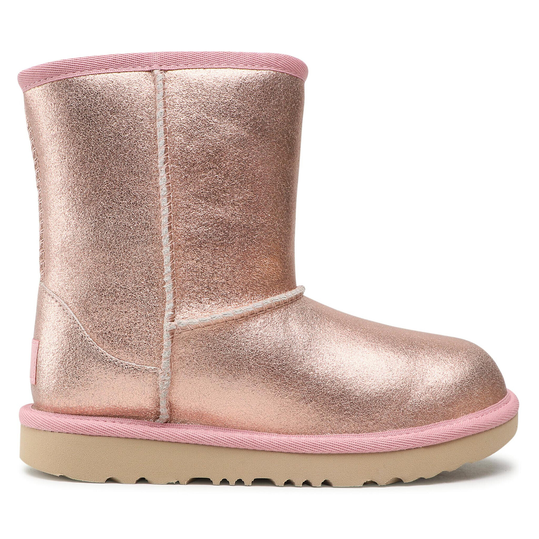 Ugg Topánky Kids' Classic II Metallic Glitter 1123663K Ružová - Pepit.sk