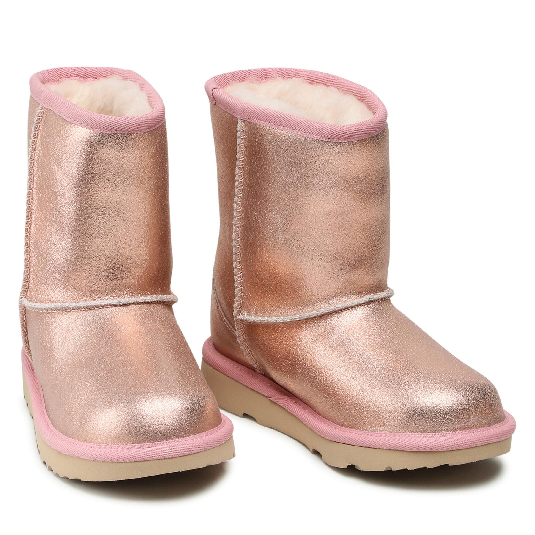 Ugg Topánky Kids' Classic II Metallic Glitter 1123663K Ružová - Pepit.sk