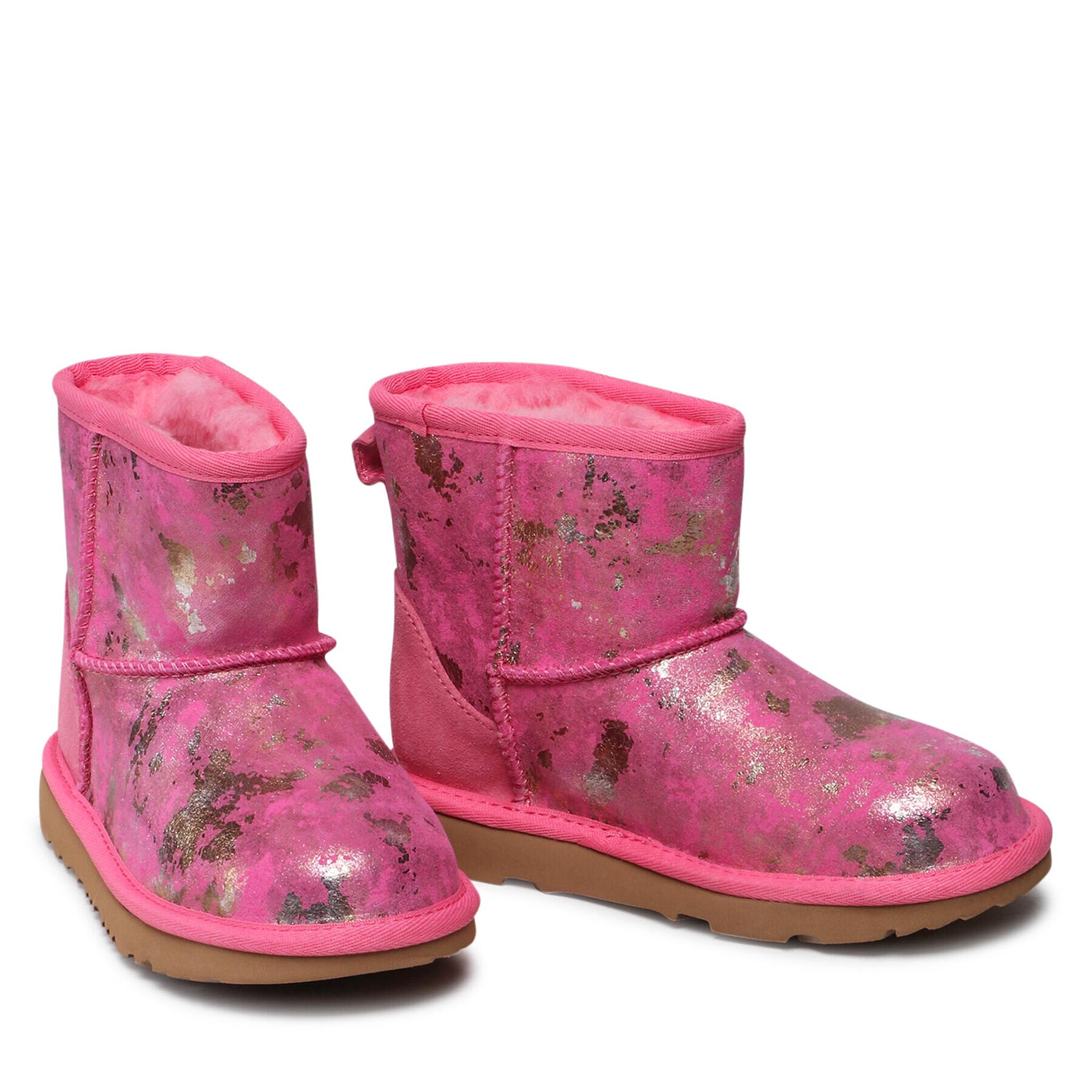 Ugg Topánky Kids' Classic Mini II Gold Wash 1125552K Ružová - Pepit.sk