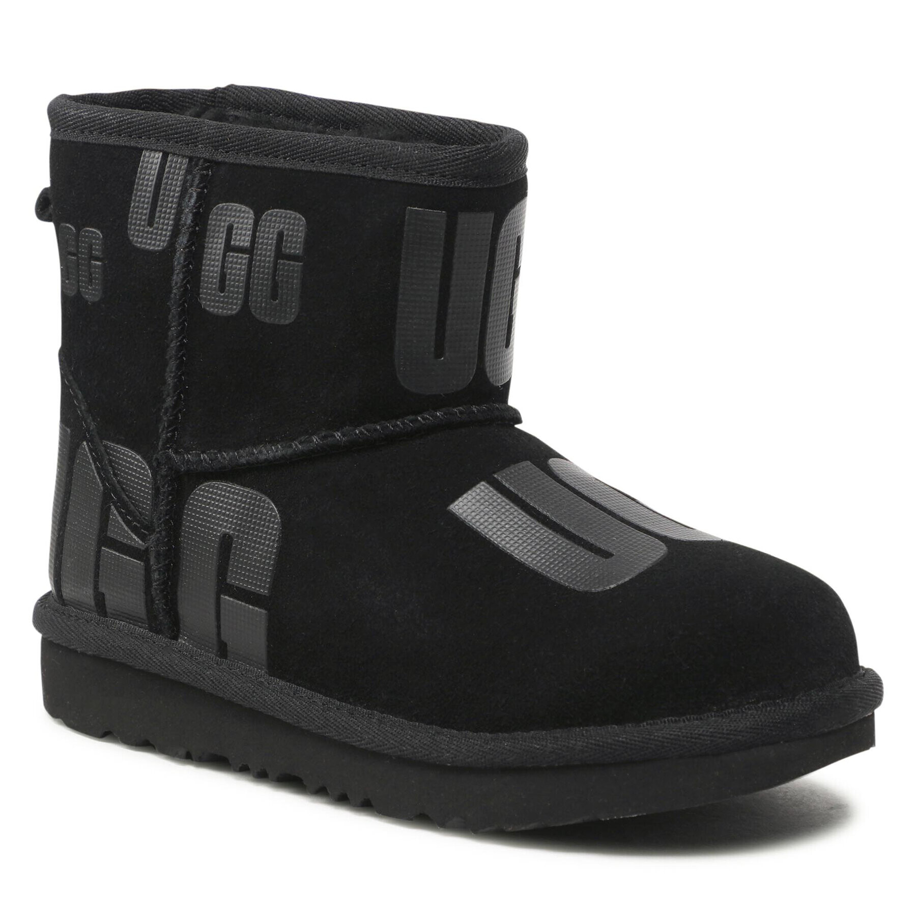 Ugg Topánky Kids' Classic Mini Scatter Graphic 1134952K Čierna - Pepit.sk