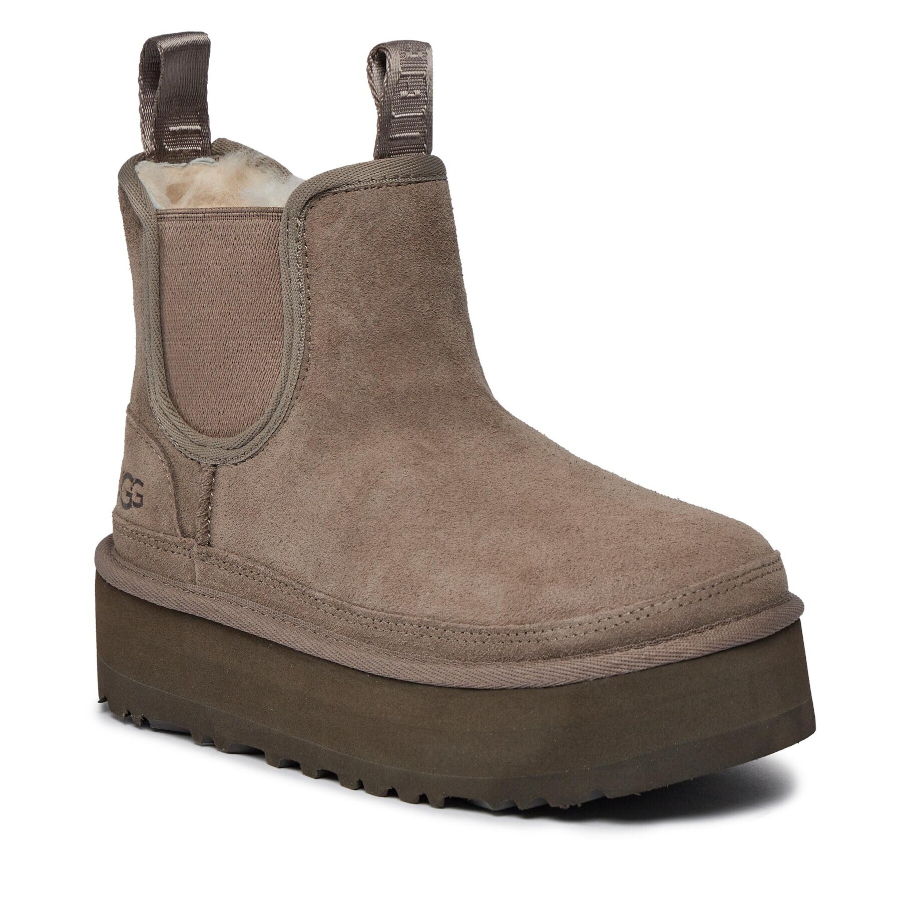 Ugg Topánky Numel Platform Chelsea 1143710K Béžová - Pepit.sk