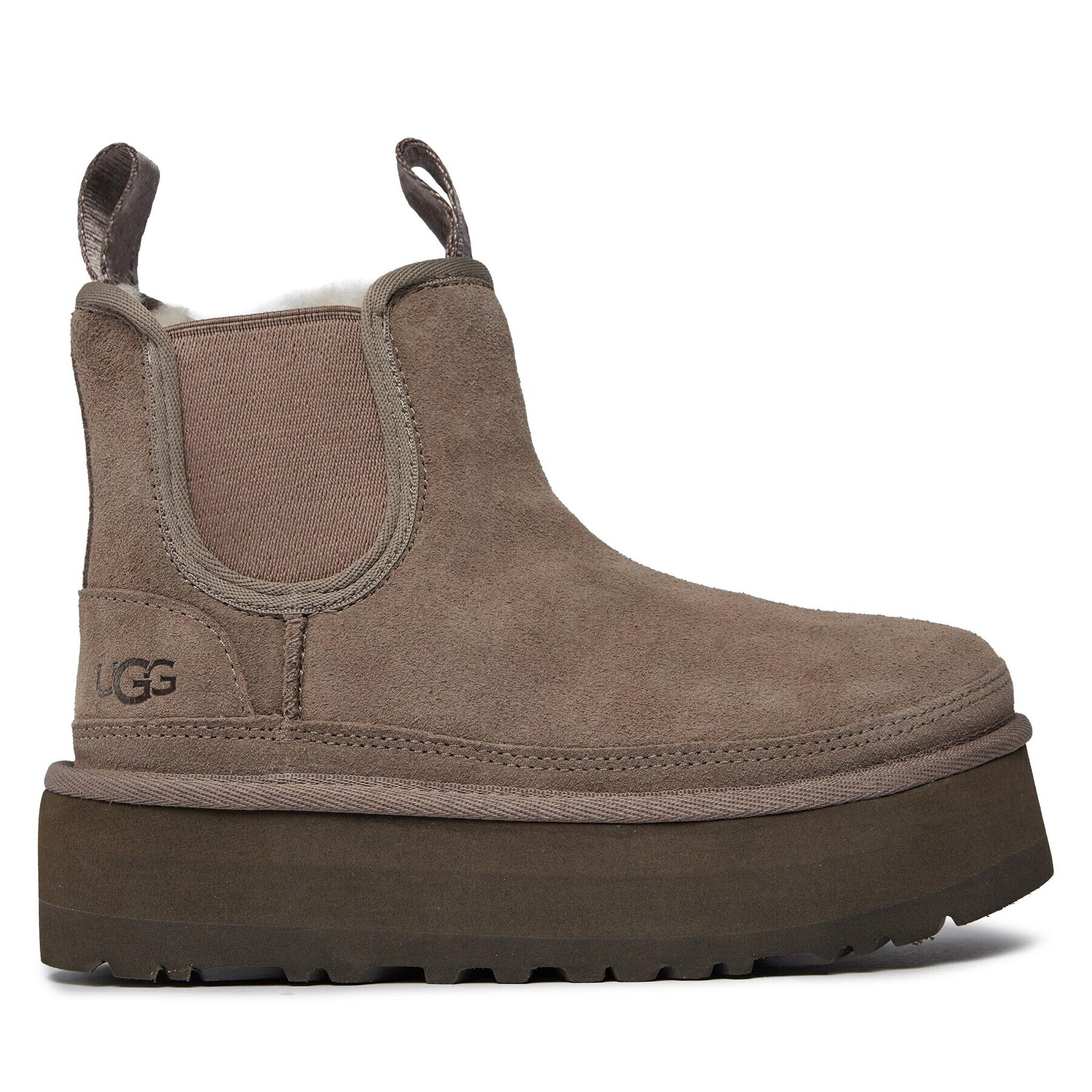 Ugg Topánky Numel Platform Chelsea 1143710K Béžová - Pepit.sk