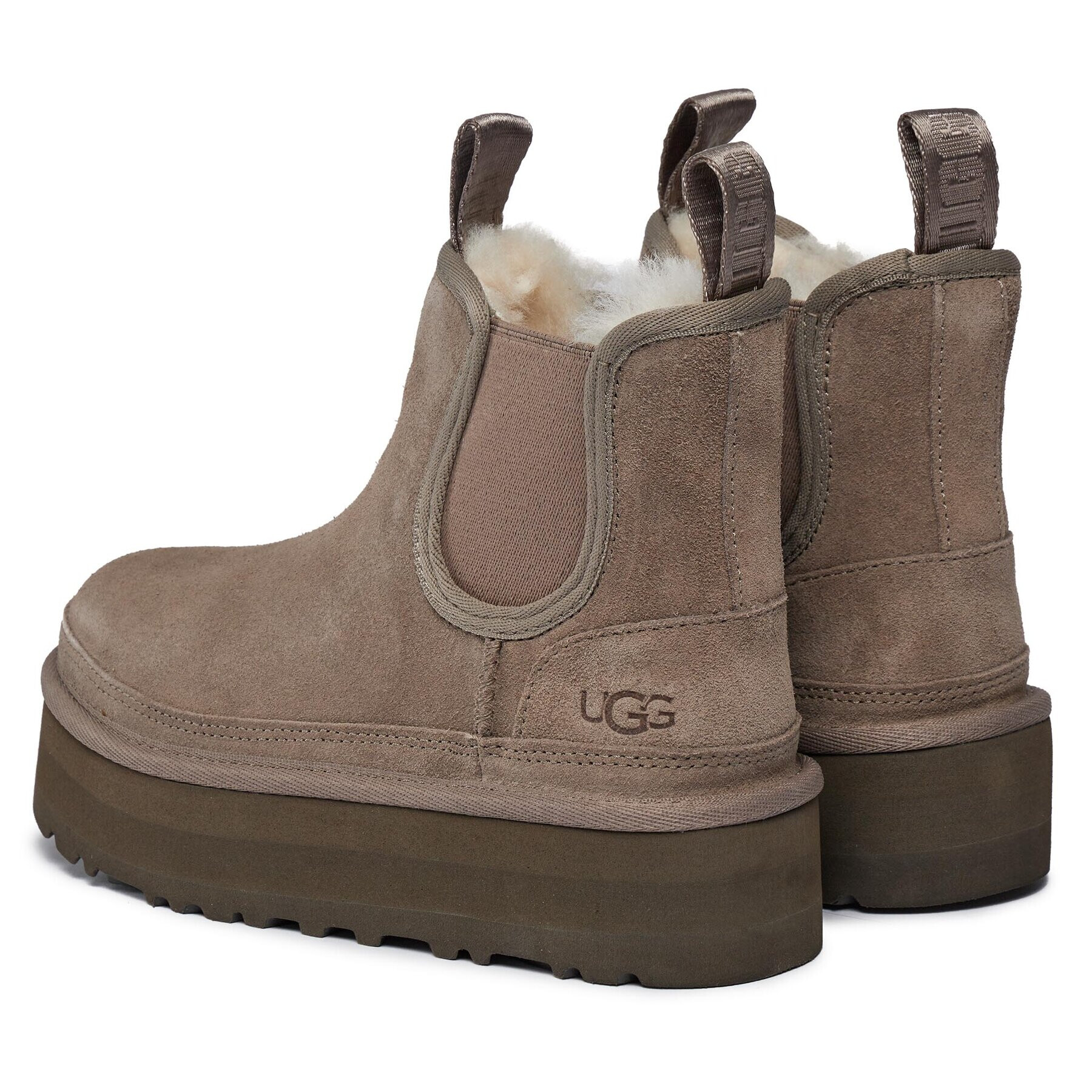 Ugg Topánky Numel Platform Chelsea 1143710K Béžová - Pepit.sk