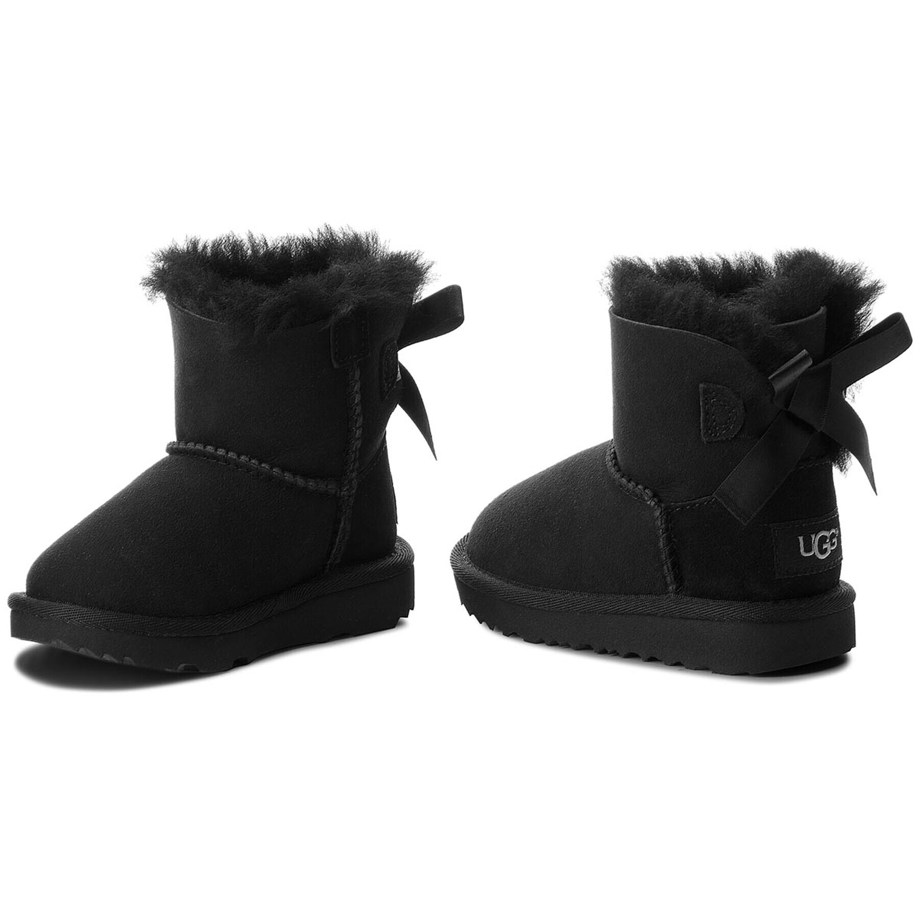 Ugg Topánky T Mini Bailey Bow II 1017397T Čierna - Pepit.sk