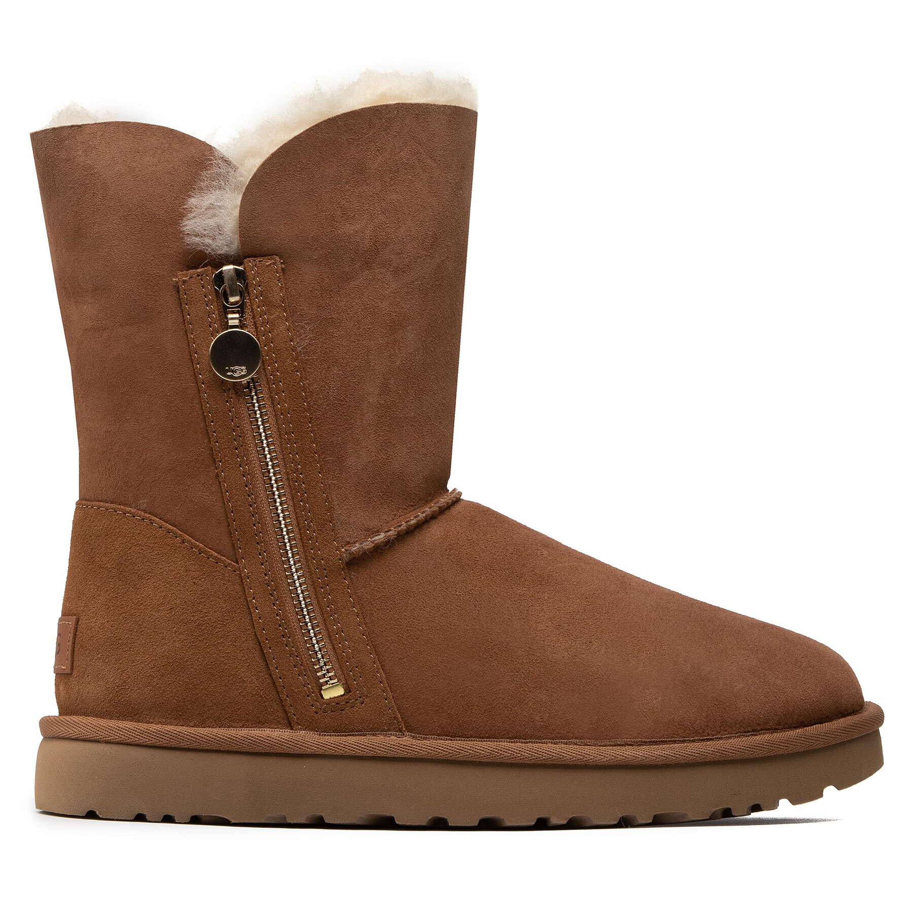 Ugg Topánky W Bailey Zip Short Hnedá - Pepit.sk