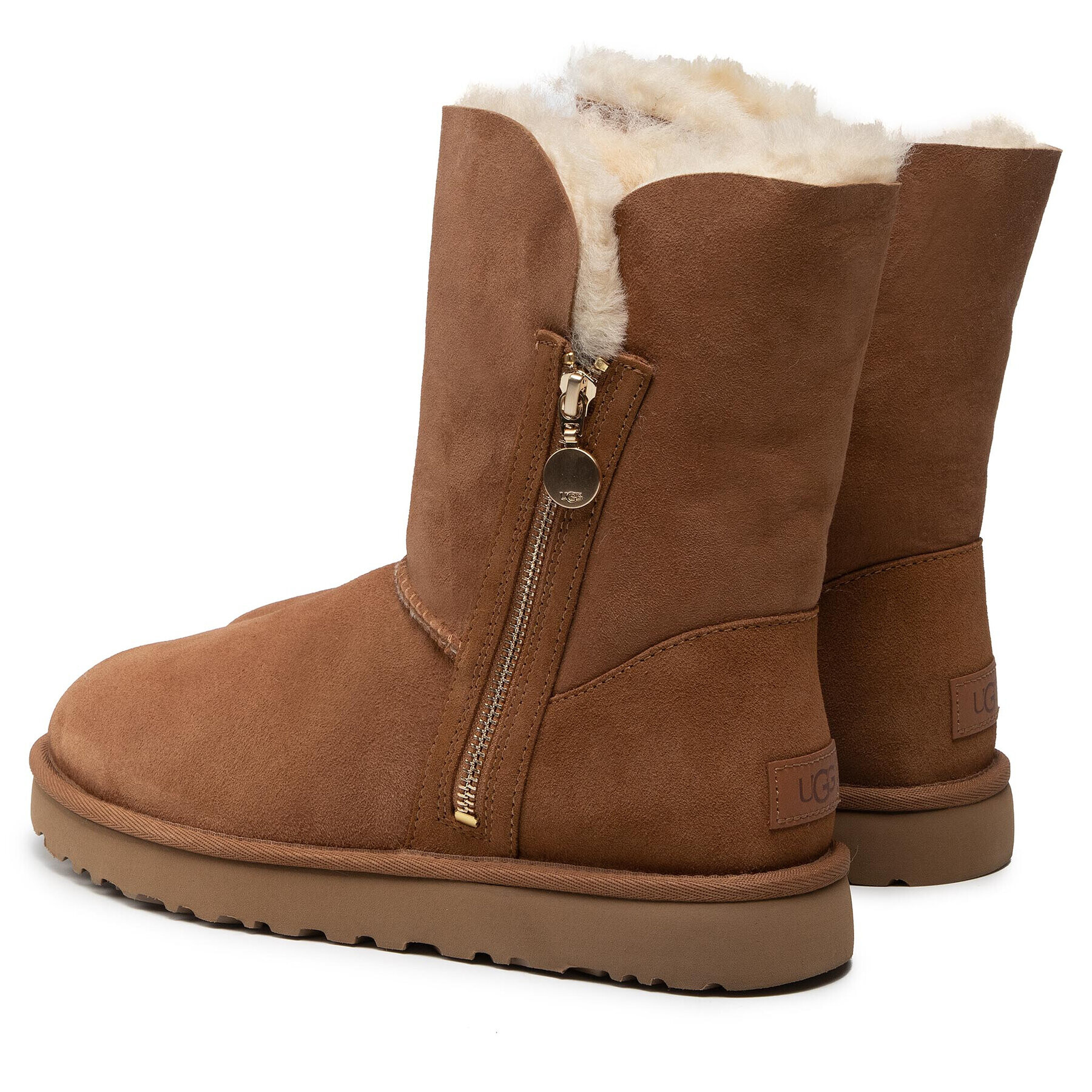 Ugg Topánky W Bailey Zip Short Hnedá - Pepit.sk