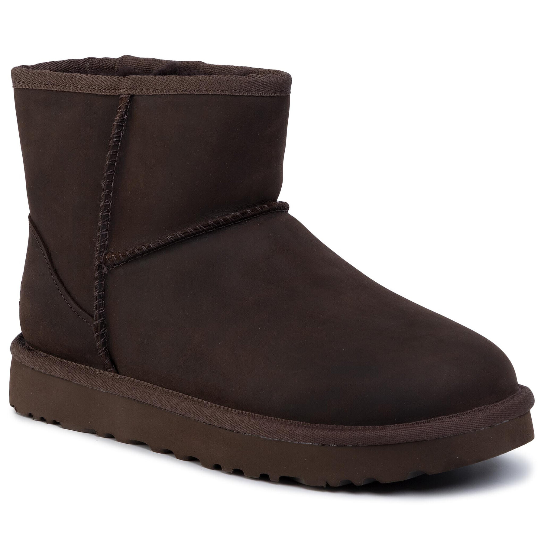 Ugg Topánky W Classic Mini Leather 1016558 Hnedá - Pepit.sk