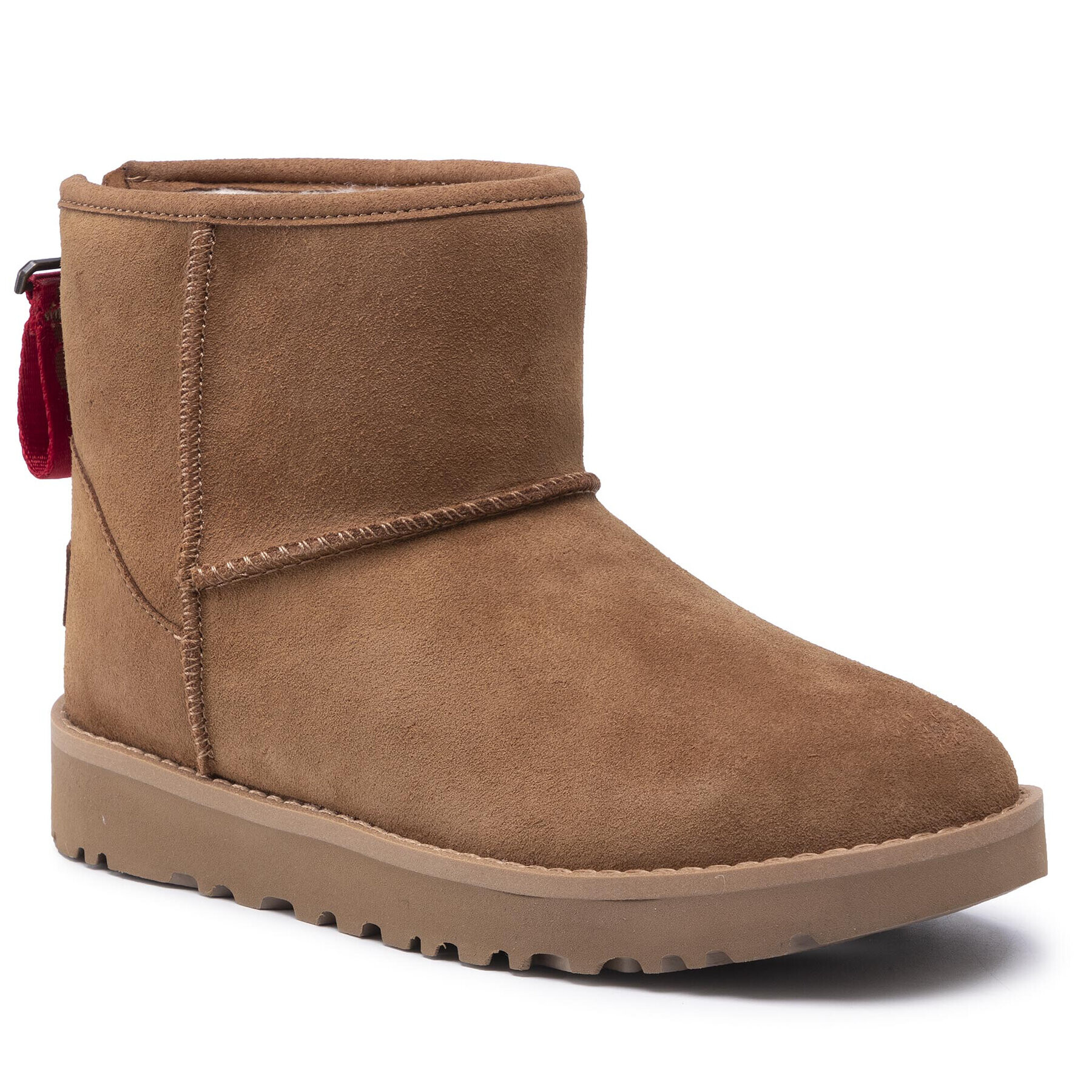 Ugg Topánky W Classic Mini Logo Zip 1122671 Hnedá - Pepit.sk