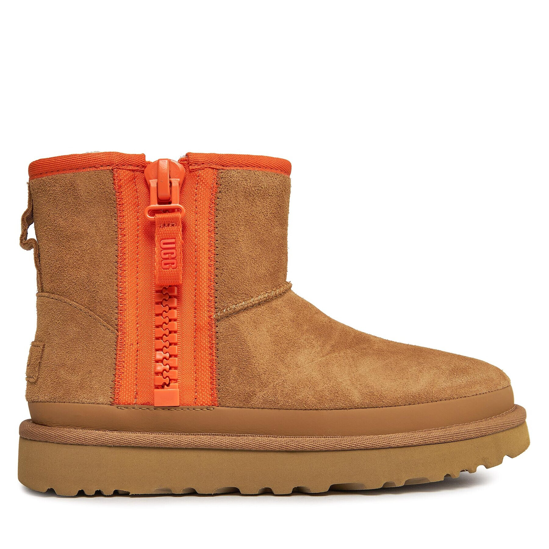 Ugg Topánky W Classic Mini Zipper Tape Logo 1144034 Hnedá - Pepit.sk