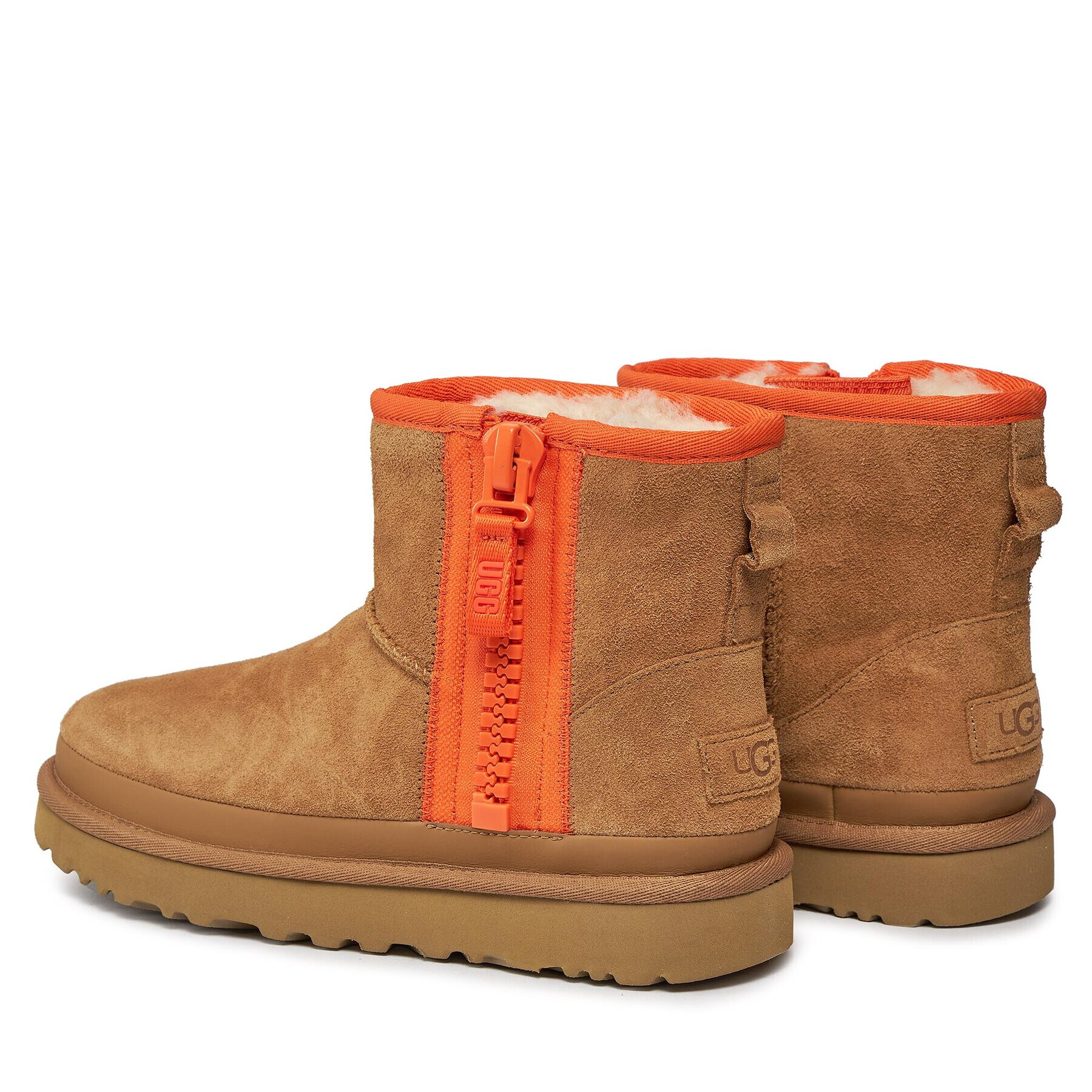 Ugg Topánky W Classic Mini Zipper Tape Logo 1144034 Hnedá - Pepit.sk