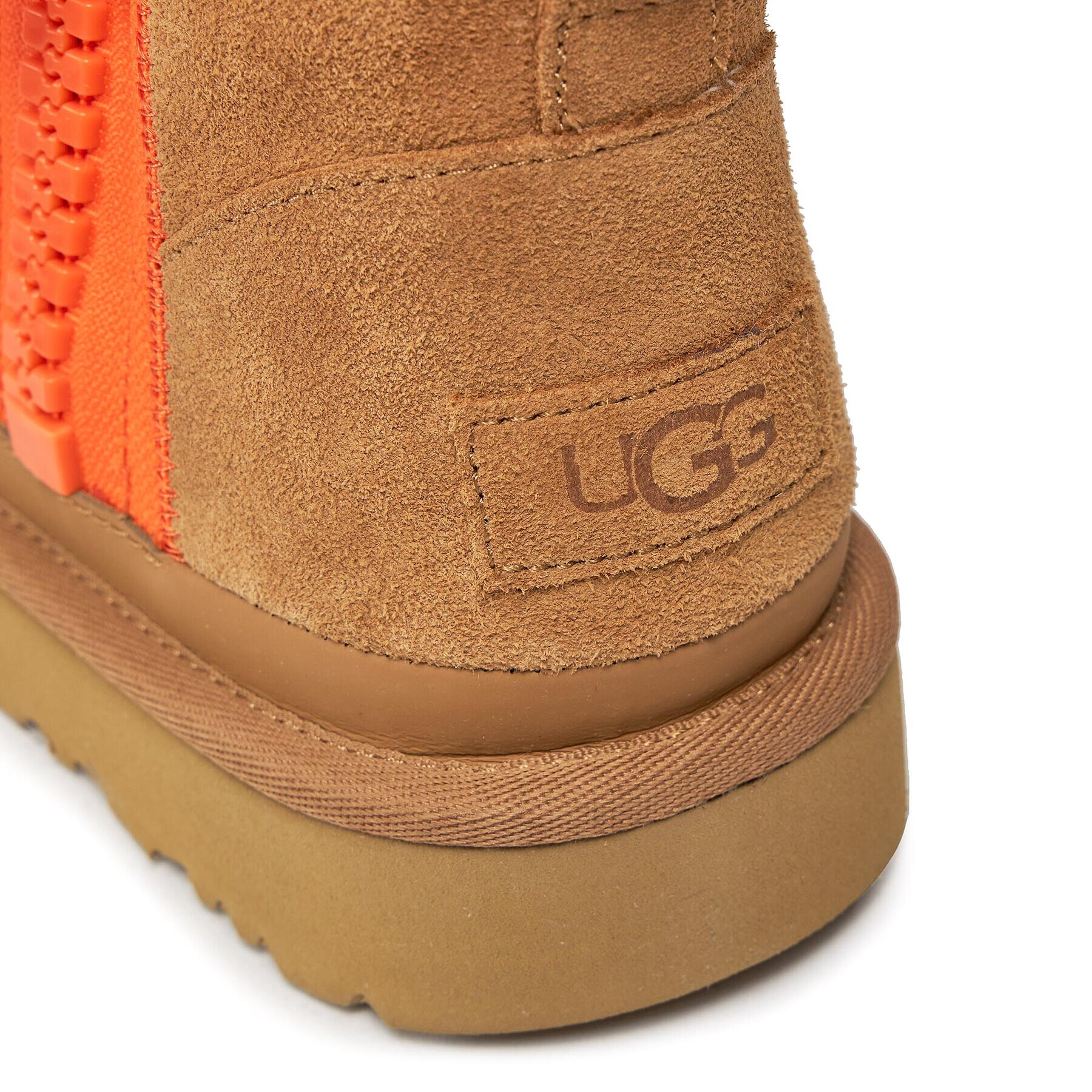 Ugg Topánky W Classic Mini Zipper Tape Logo 1144034 Hnedá - Pepit.sk