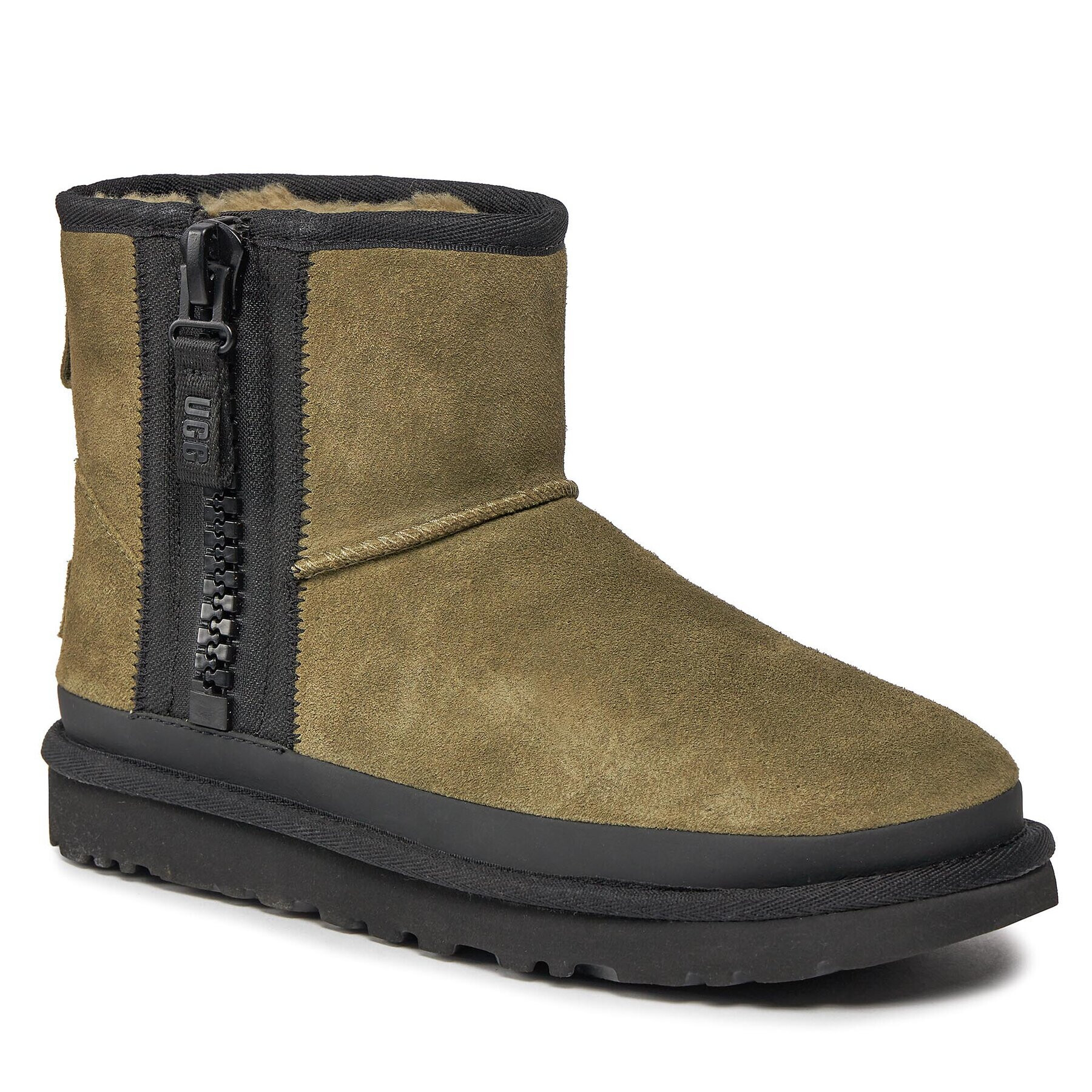 Ugg Topánky W Classic Mini Zipper Tape Logo 1144034 Zelená - Pepit.sk