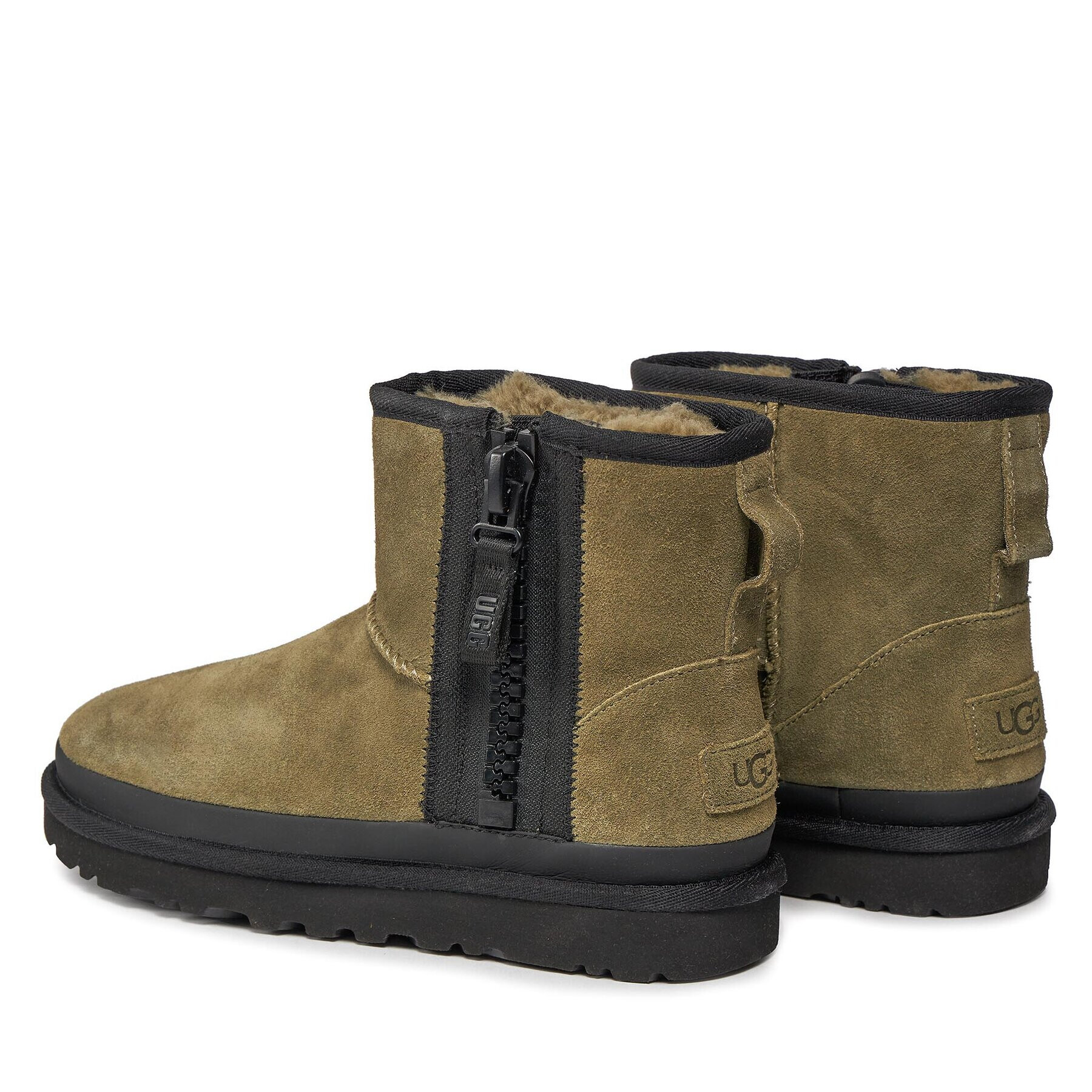 Ugg Topánky W Classic Mini Zipper Tape Logo 1144034 Zelená - Pepit.sk