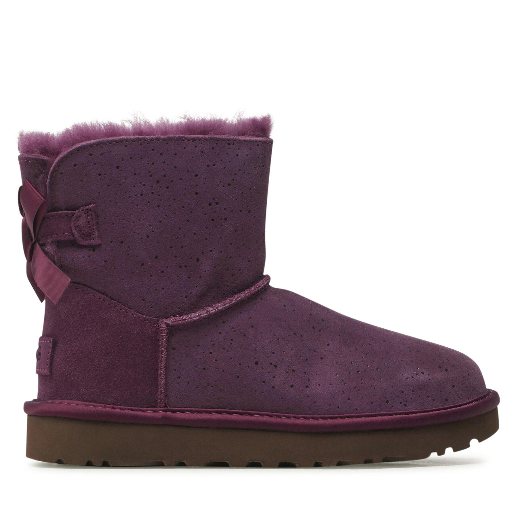 Ugg Topánky W Mini Bailey Bow Metallic Spots 1134135 Fialová - Pepit.sk