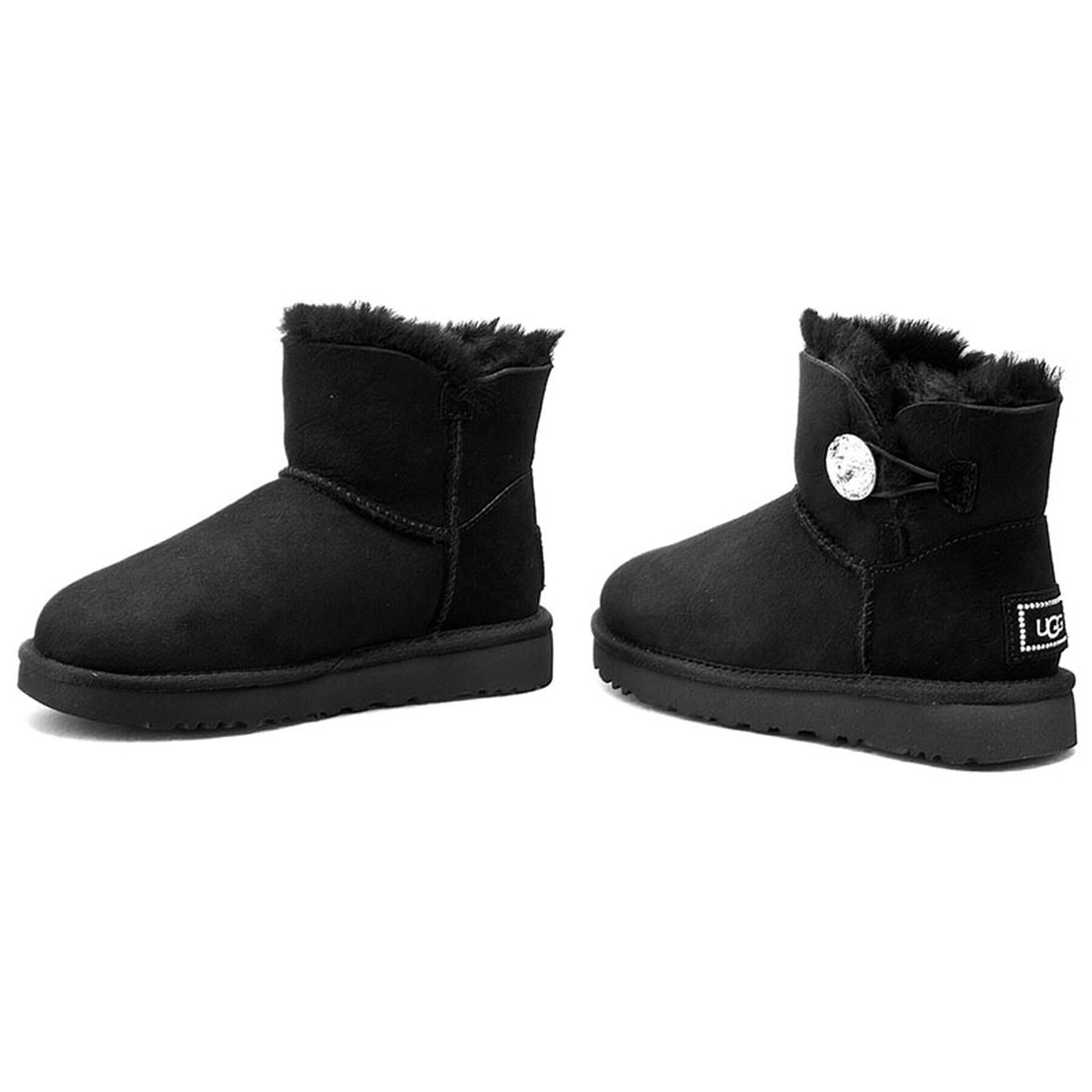 Ugg Topánky W Mini Bailey Button Bling 1016554 Čierna - Pepit.sk