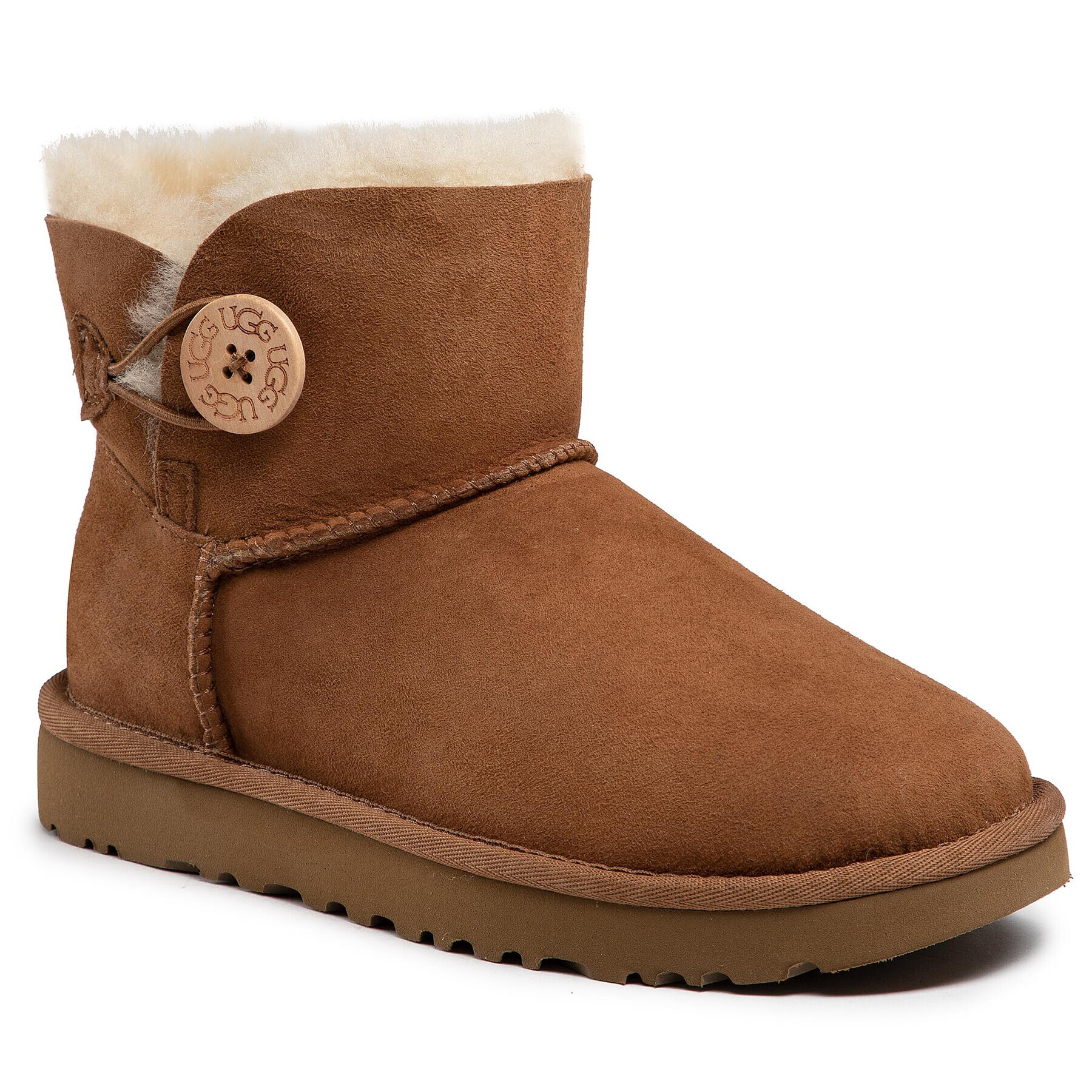 Ugg Topánky W Mini Bailey Button II 1016422 Hnedá - Pepit.sk