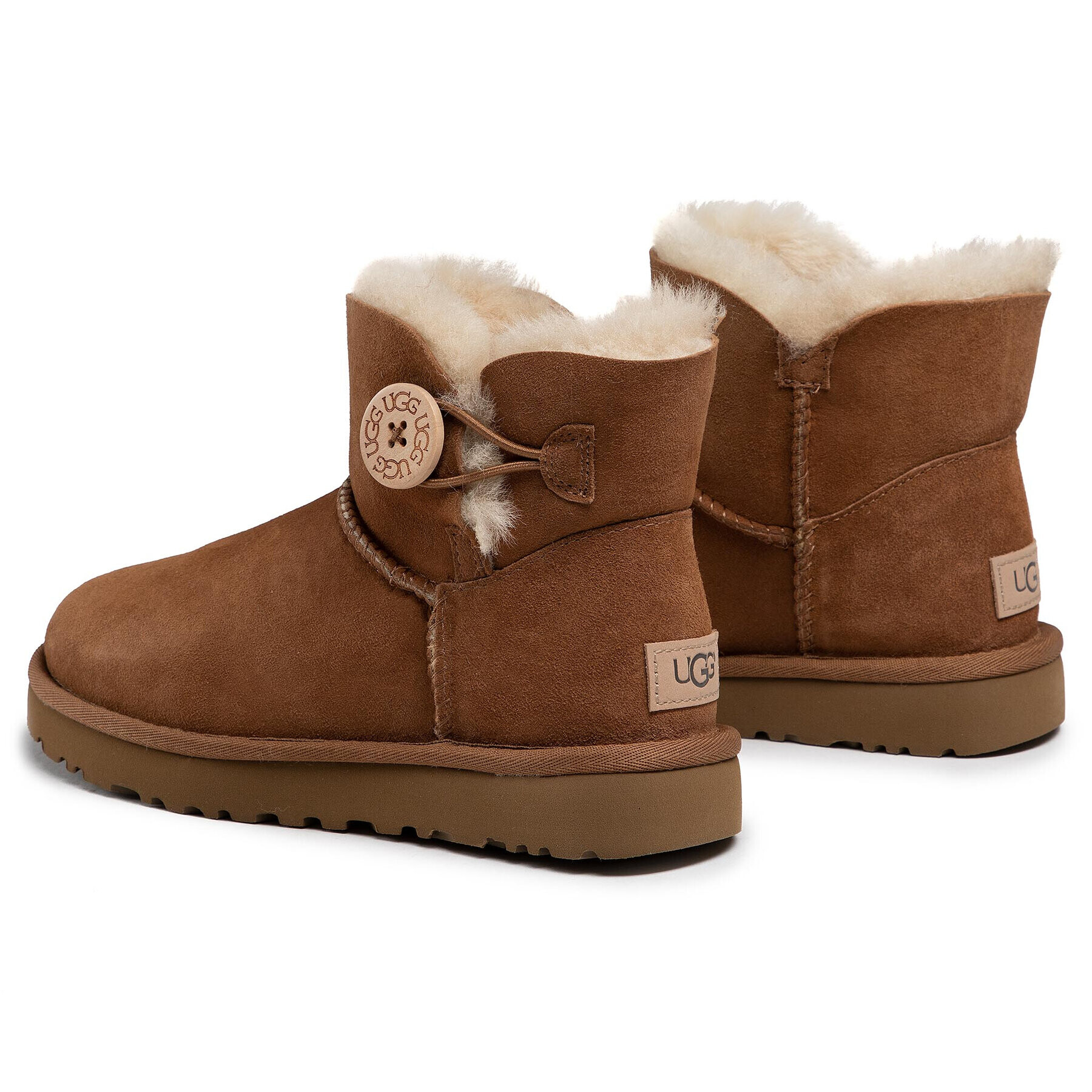 Ugg Topánky W Mini Bailey Button II 1016422 Hnedá - Pepit.sk