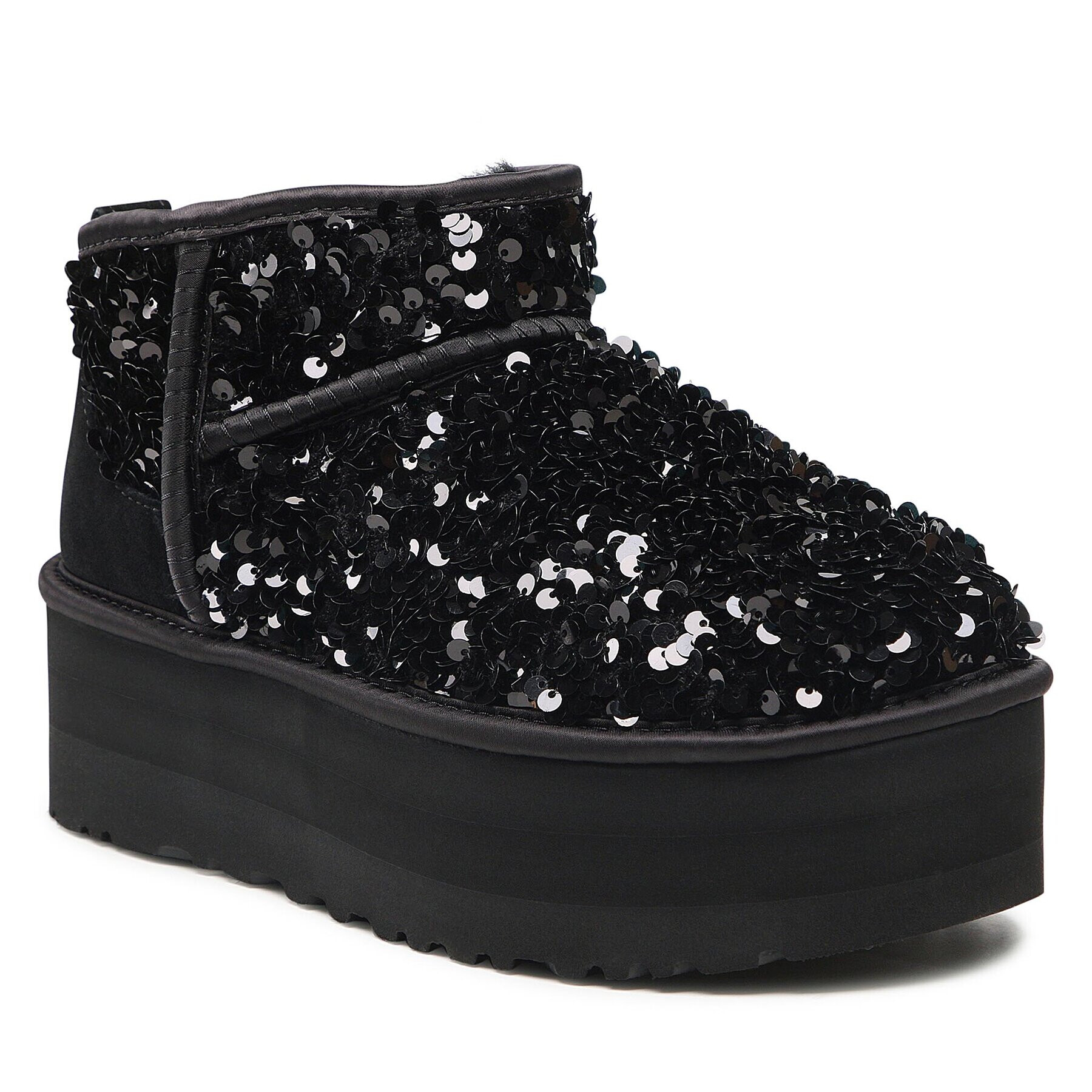 Ugg Topánky W Ultra Mini Chunky Sequin 1135060 Čierna - Pepit.sk