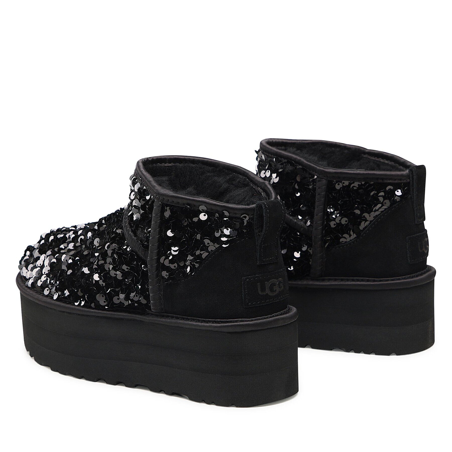 Ugg Topánky W Ultra Mini Chunky Sequin 1135060 Čierna - Pepit.sk