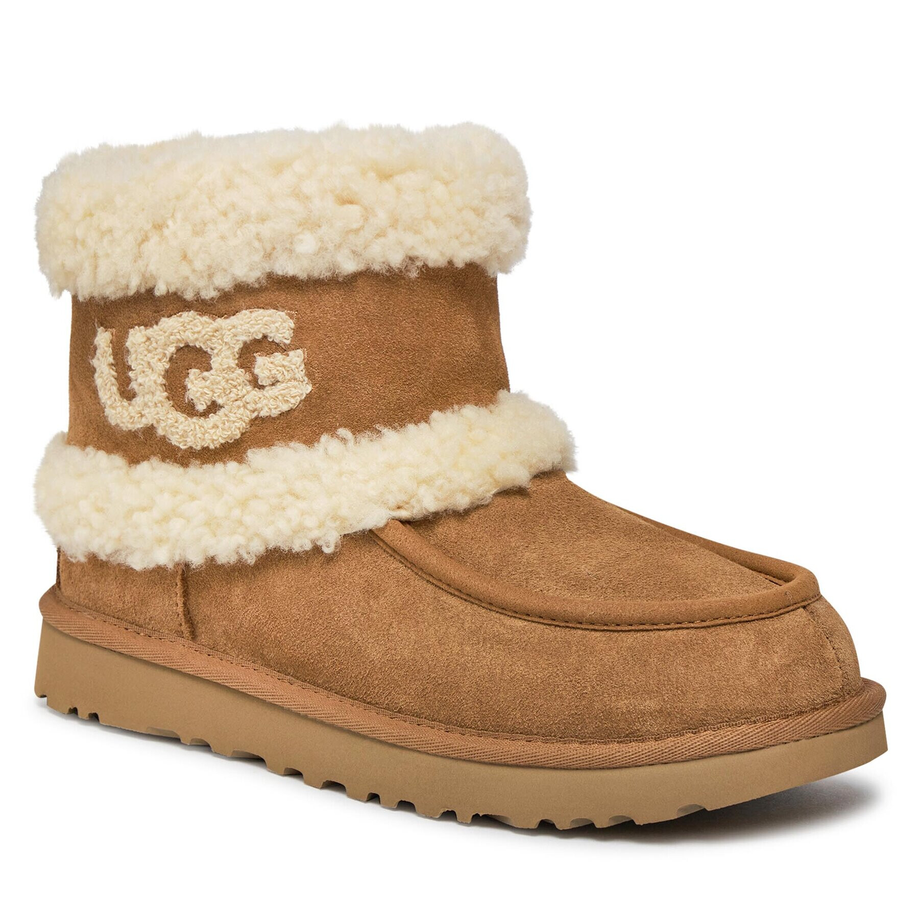 Ugg Topánky W Ultra Mini Fluff 1145410 Hnedá - Pepit.sk