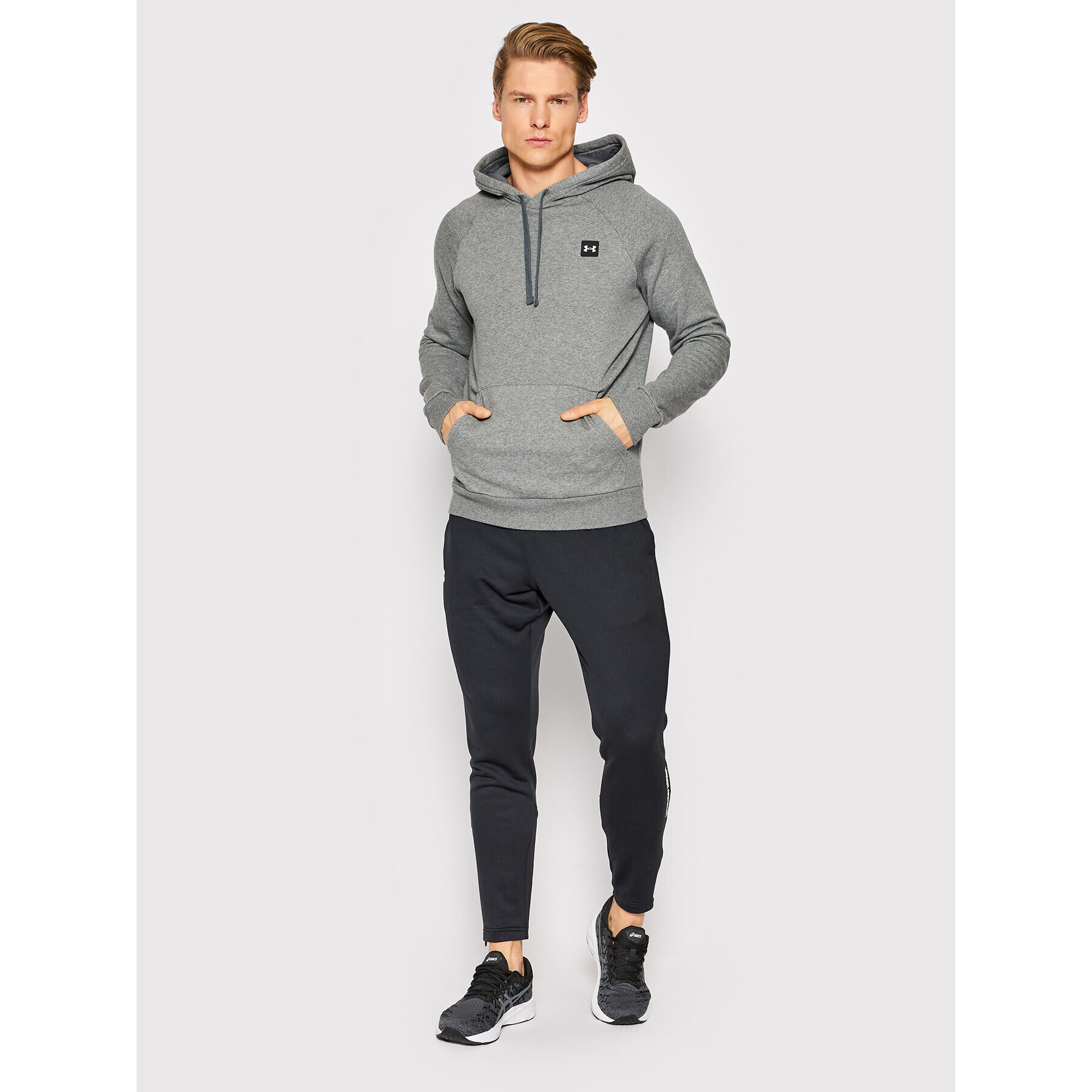 Under Armour Mikina Rival 1357092 Sivá Loose Fit - Pepit.sk