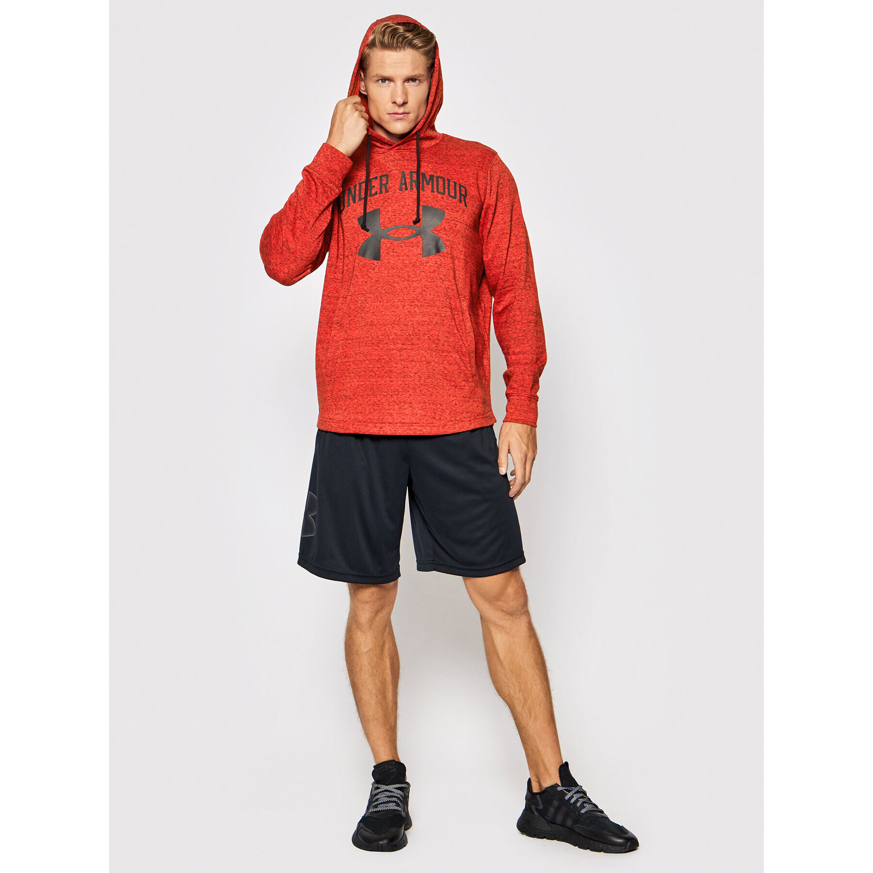 Under Armour Mikina Rival Terry Big Logo 1361559 Oranžová Loose Fit - Pepit.sk