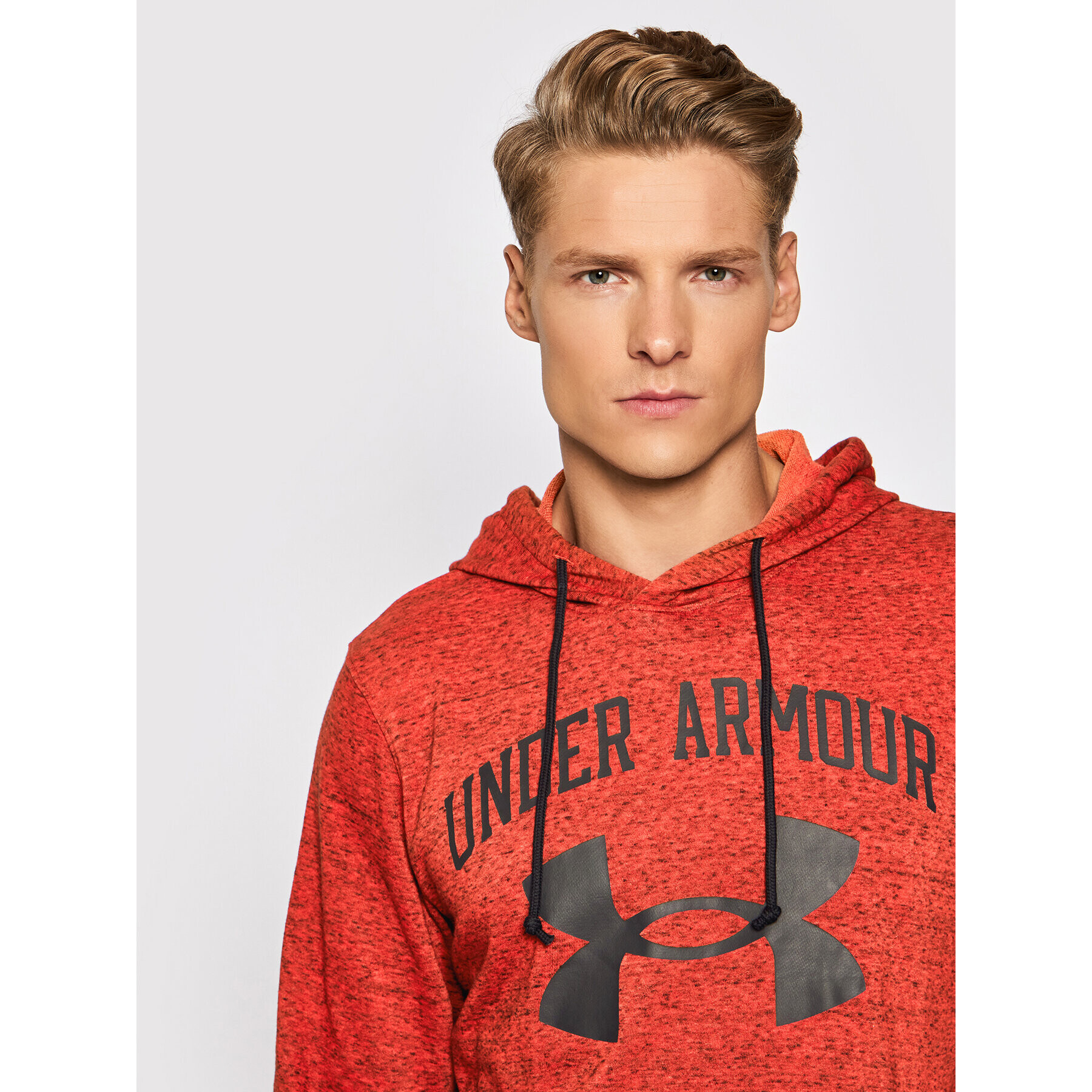 Under Armour Mikina Rival Terry Big Logo 1361559 Oranžová Loose Fit - Pepit.sk