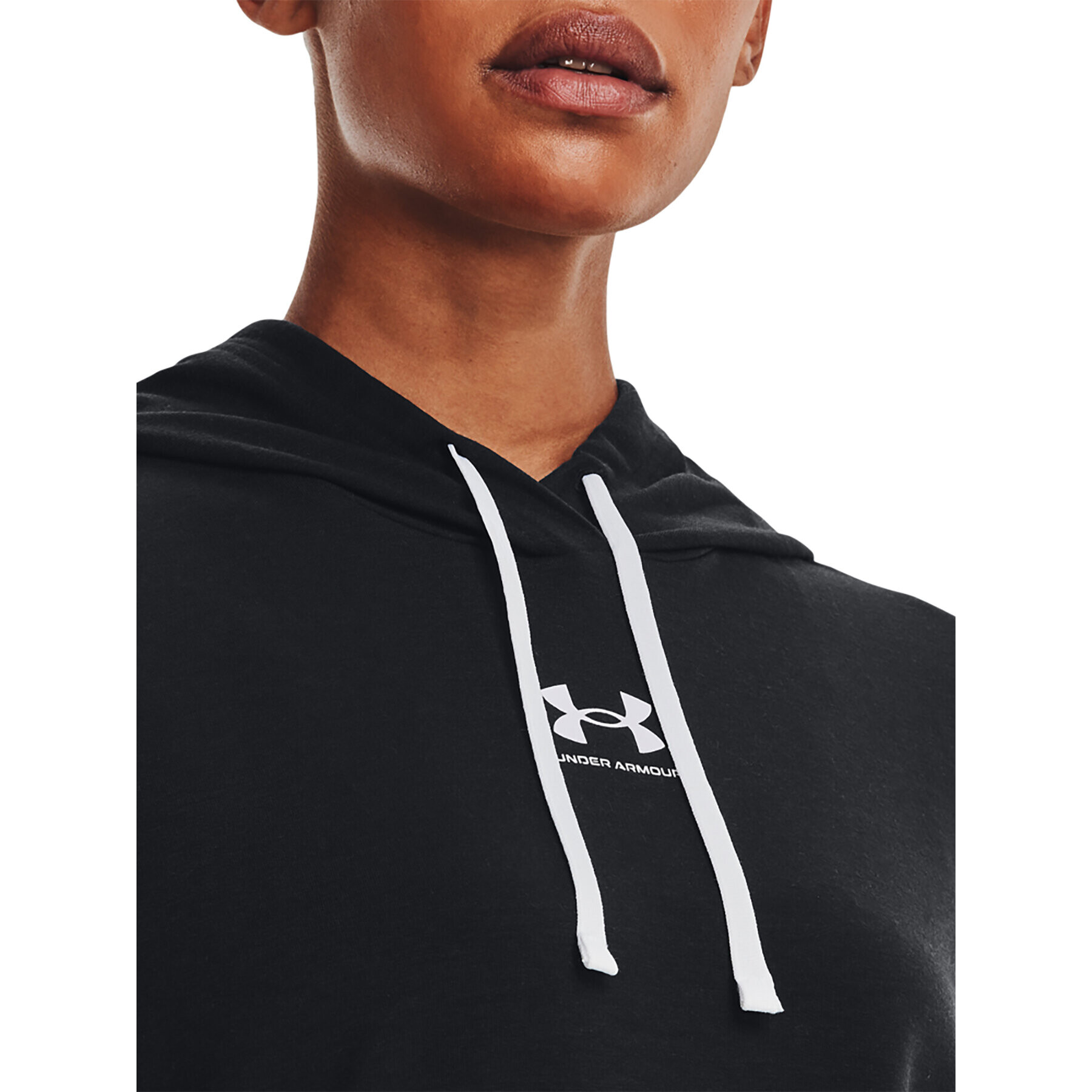 Under Armour Mikina Rival Terry Hoodie 1369855 Čierna Regular Fit - Pepit.sk