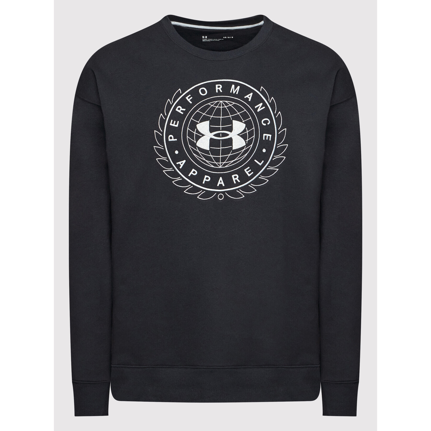 Under Armour Mikina Rivel Fleece Alma Mater 1366298 Čierna Loose Fit - Pepit.sk