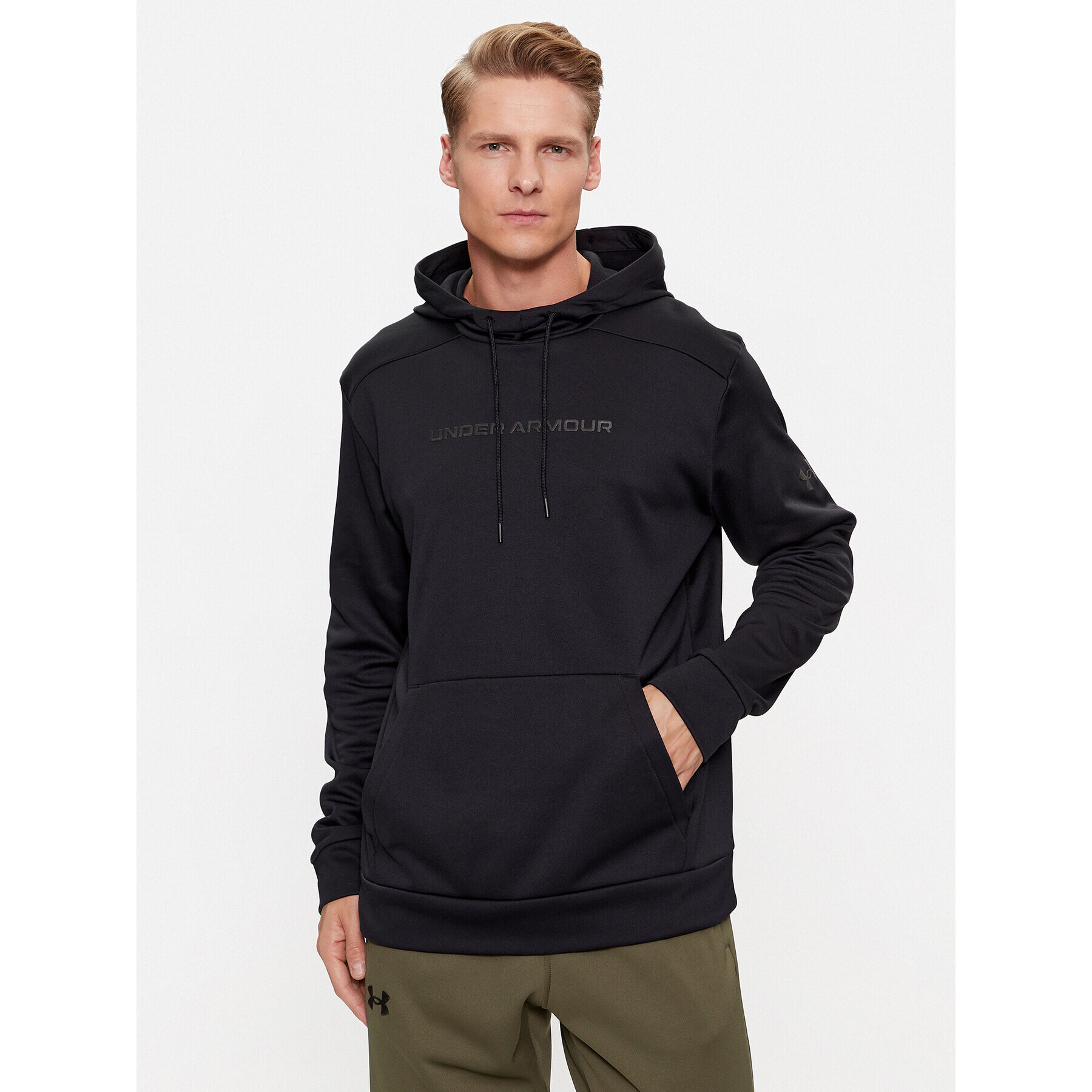 Under Armour Mikina Ua Armour Fleece Graphic Hd 1379744 Čierna Loose Fit - Pepit.sk