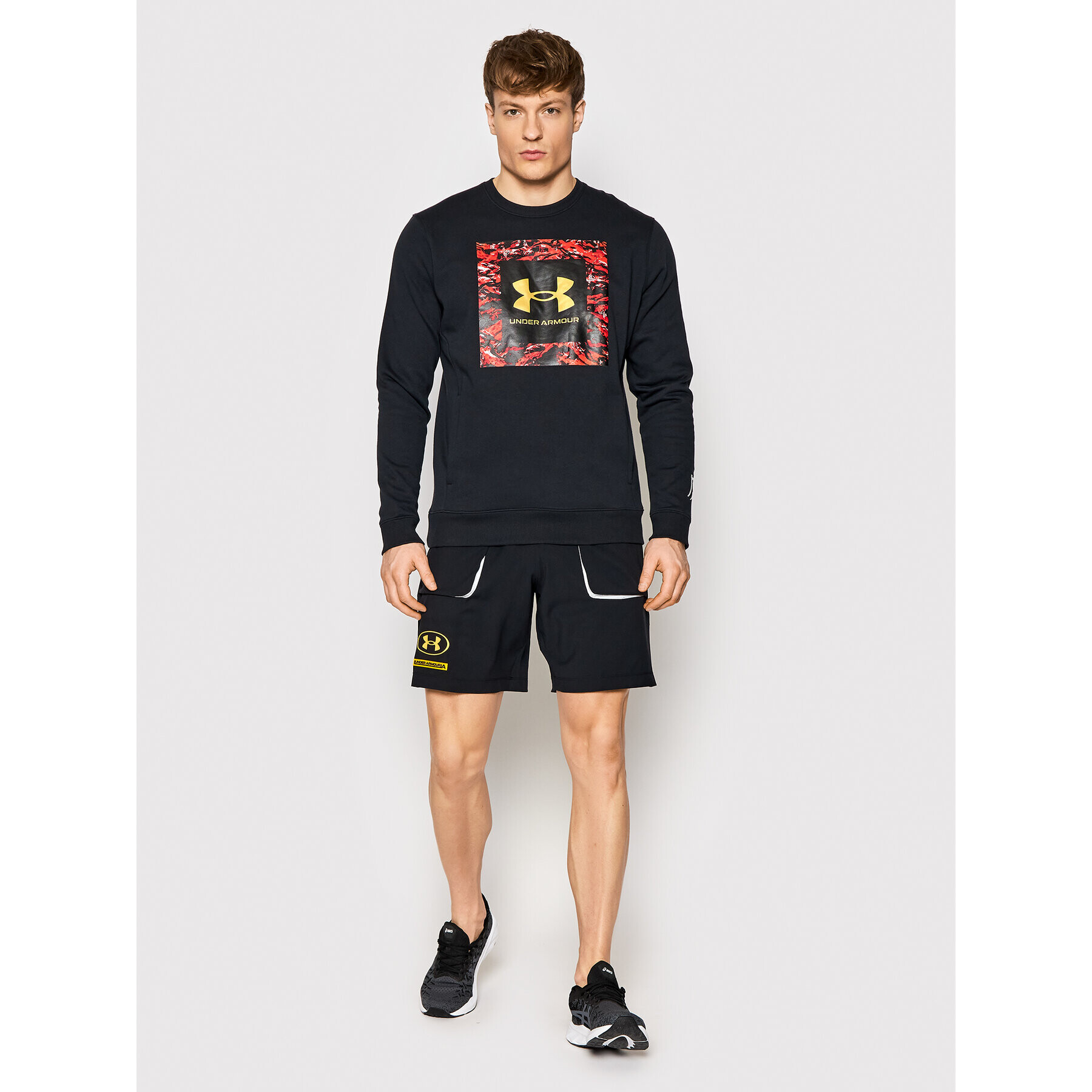 Under Armour Mikina Ua Cny Rival 1366426 Čierna Loose Fit - Pepit.sk