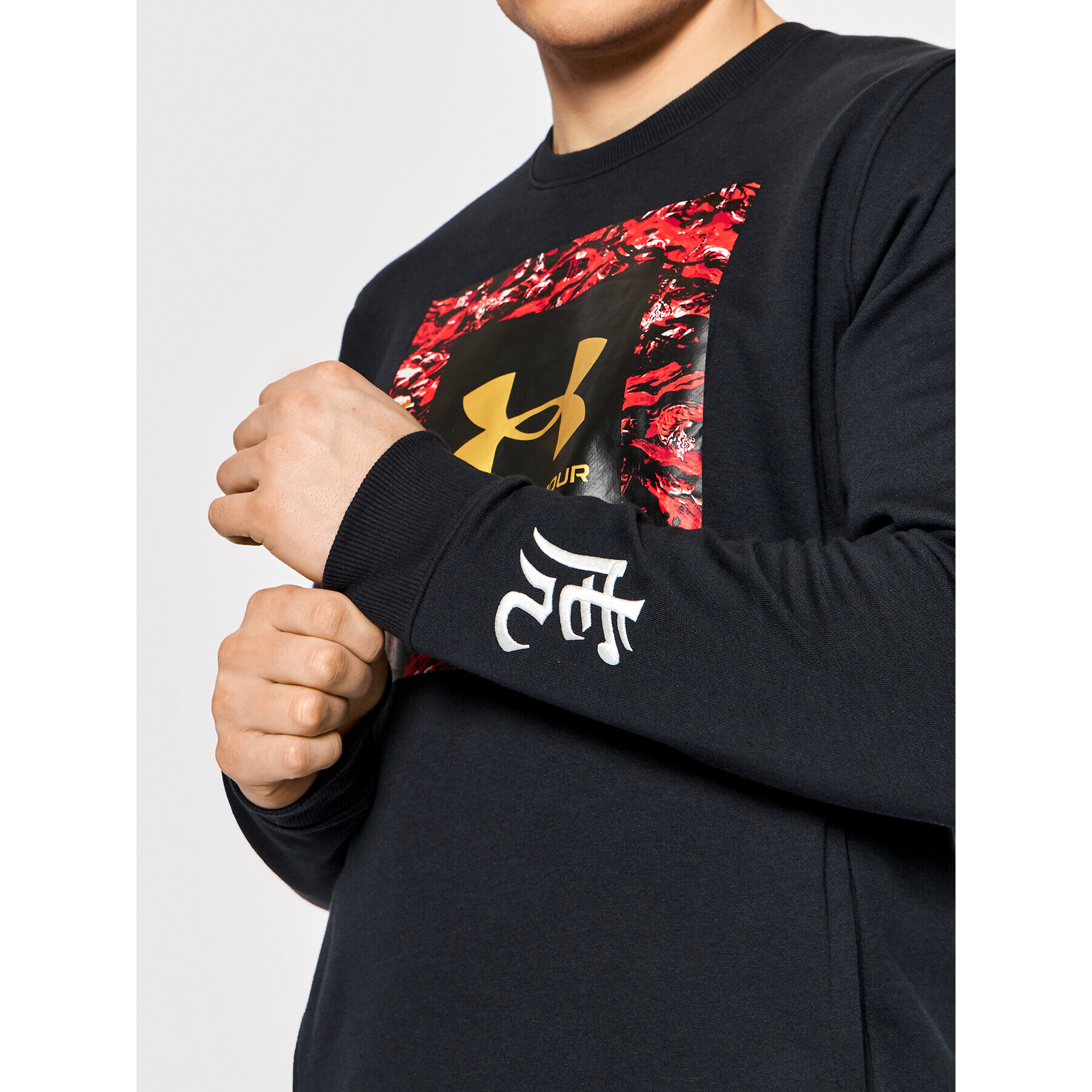 Under Armour Mikina Ua Cny Rival 1366426 Čierna Loose Fit - Pepit.sk