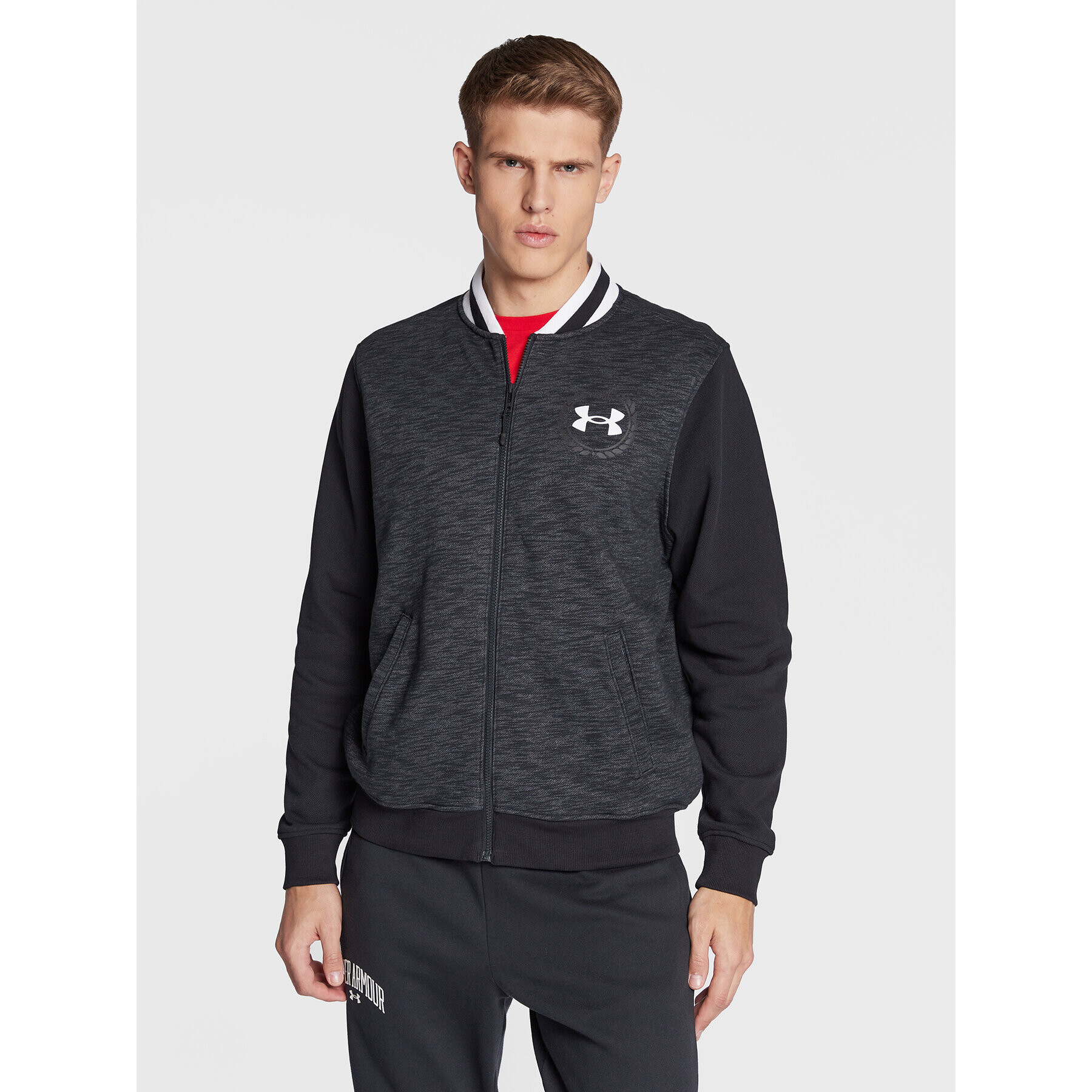 Under Armour Mikina Ua Essential 1373811 Čierna Loose Fit - Pepit.sk