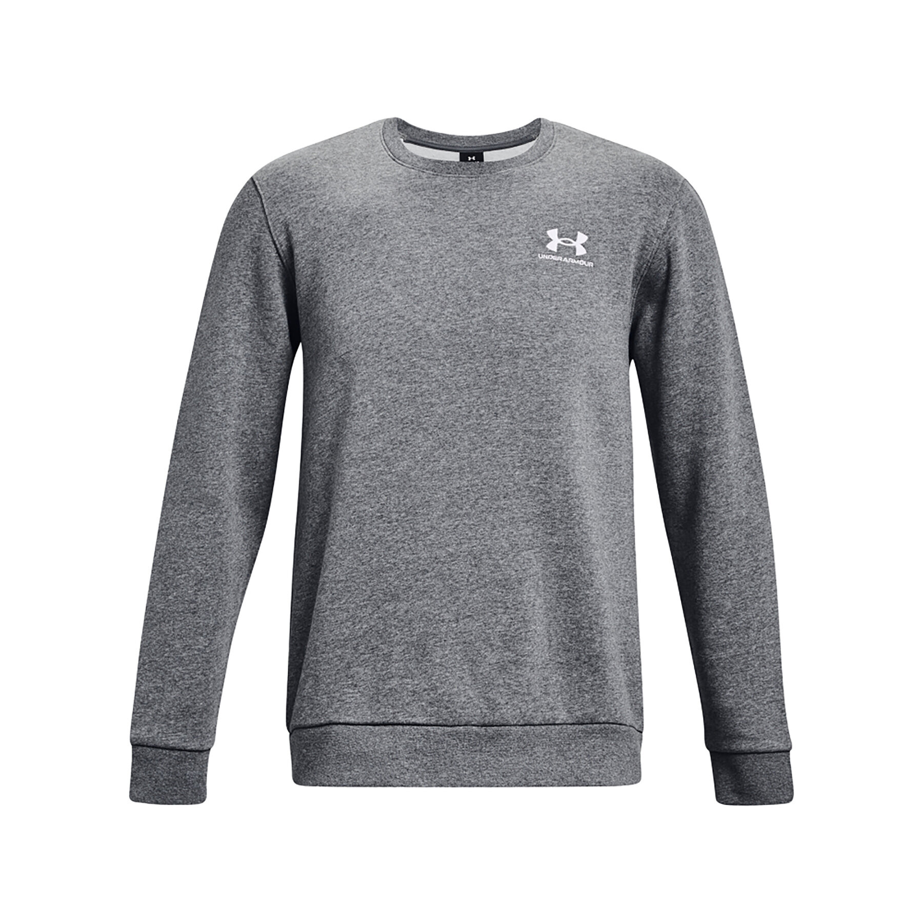 Under Armour Mikina UA Essential Fleece Crew 1374250 Sivá Regular Fit - Pepit.sk