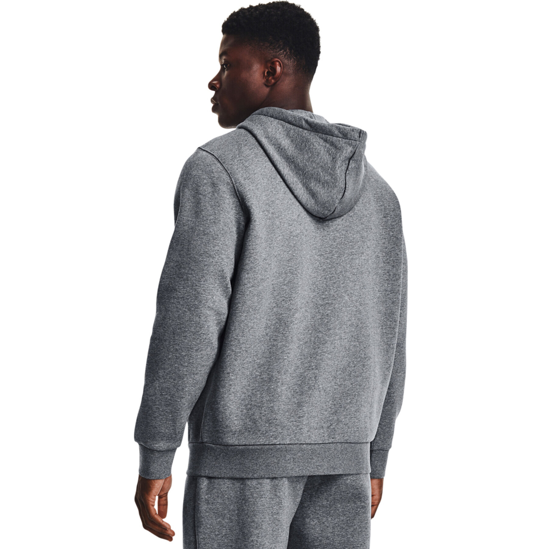 Under Armour Mikina UA Essential Fleece FZ Hood 1373881 Sivá Regular Fit - Pepit.sk