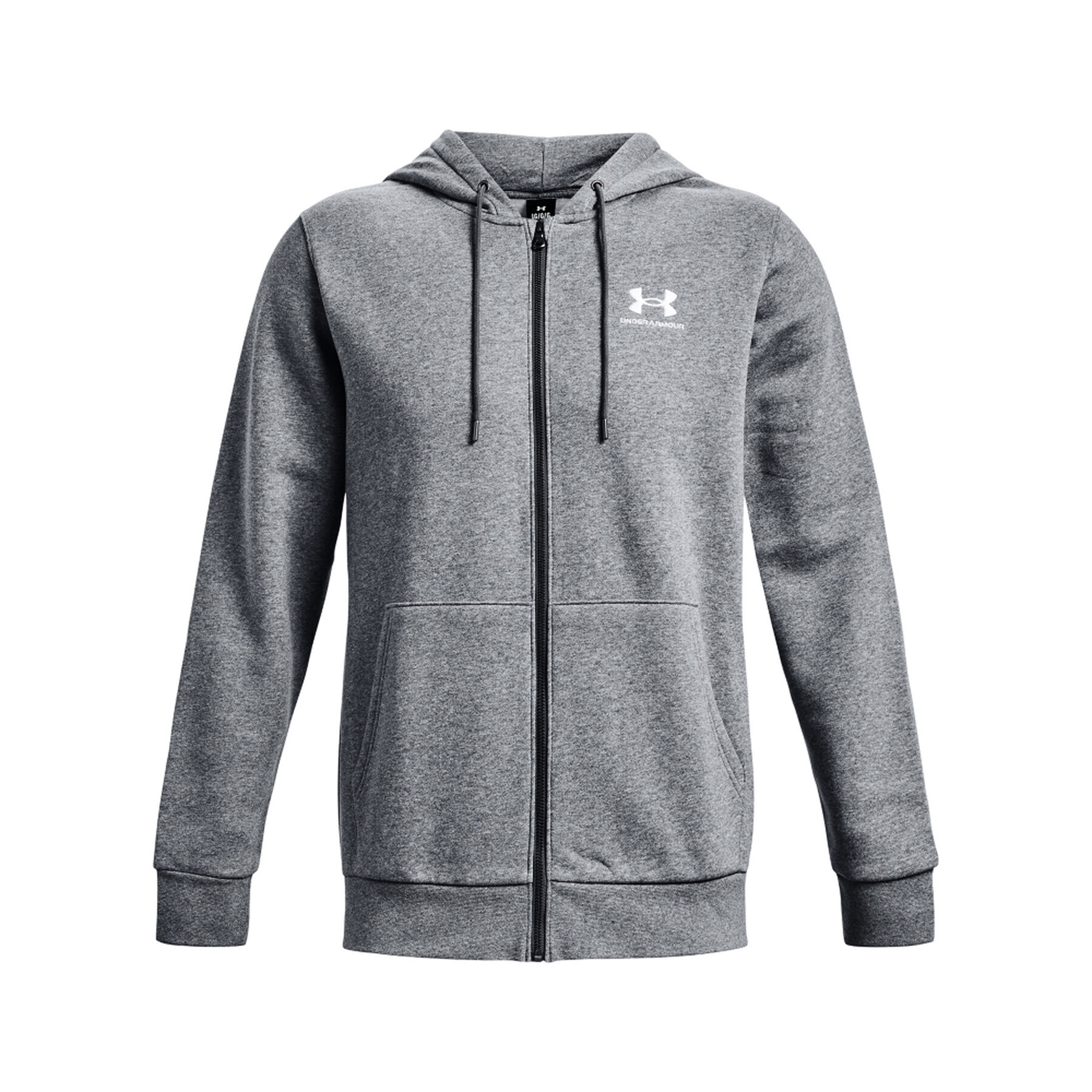 Under Armour Mikina UA Essential Fleece FZ Hood 1373881 Sivá Regular Fit - Pepit.sk