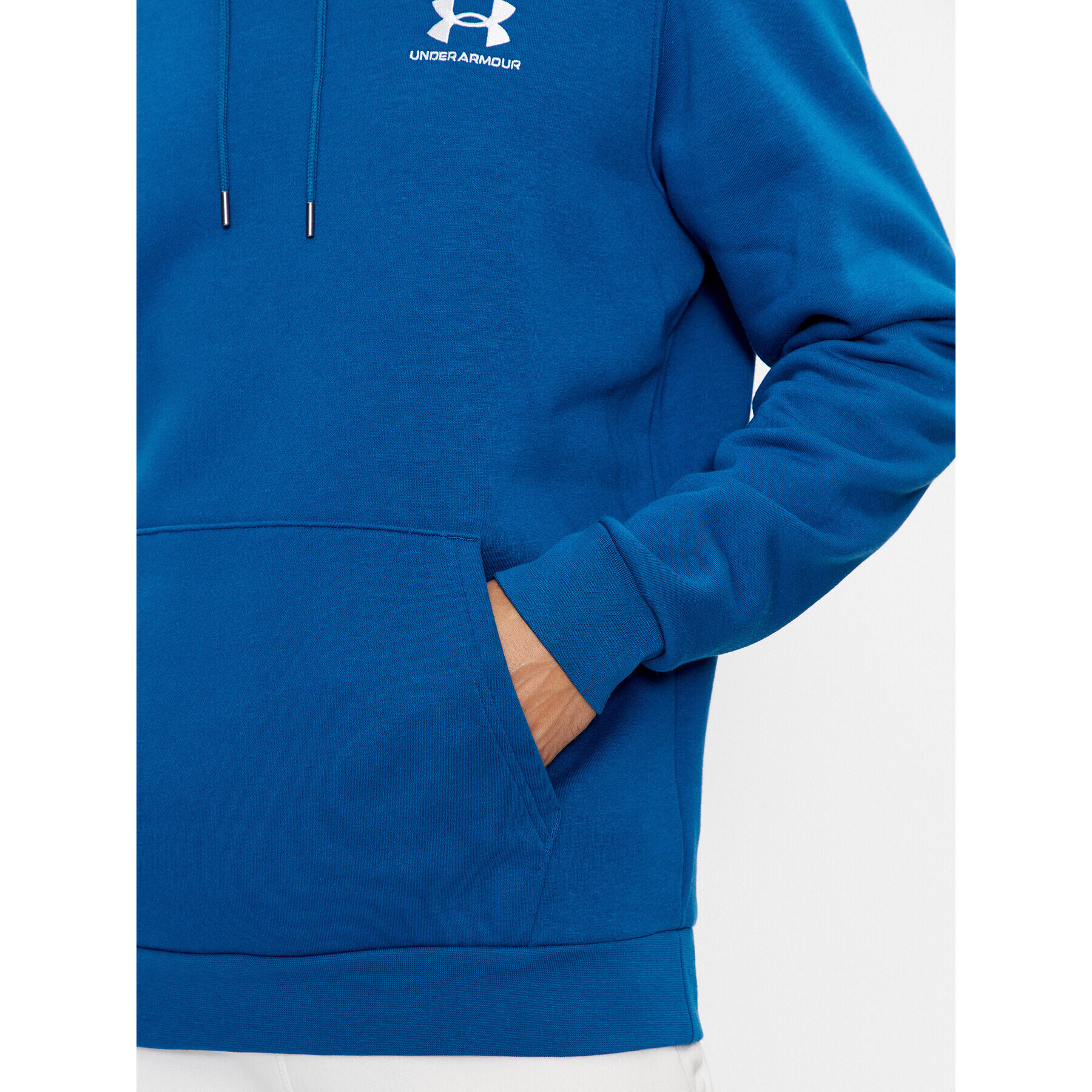 Under Armour Mikina Ua Essential Fleece Hoodie 1373880 Modrá Loose Fit - Pepit.sk