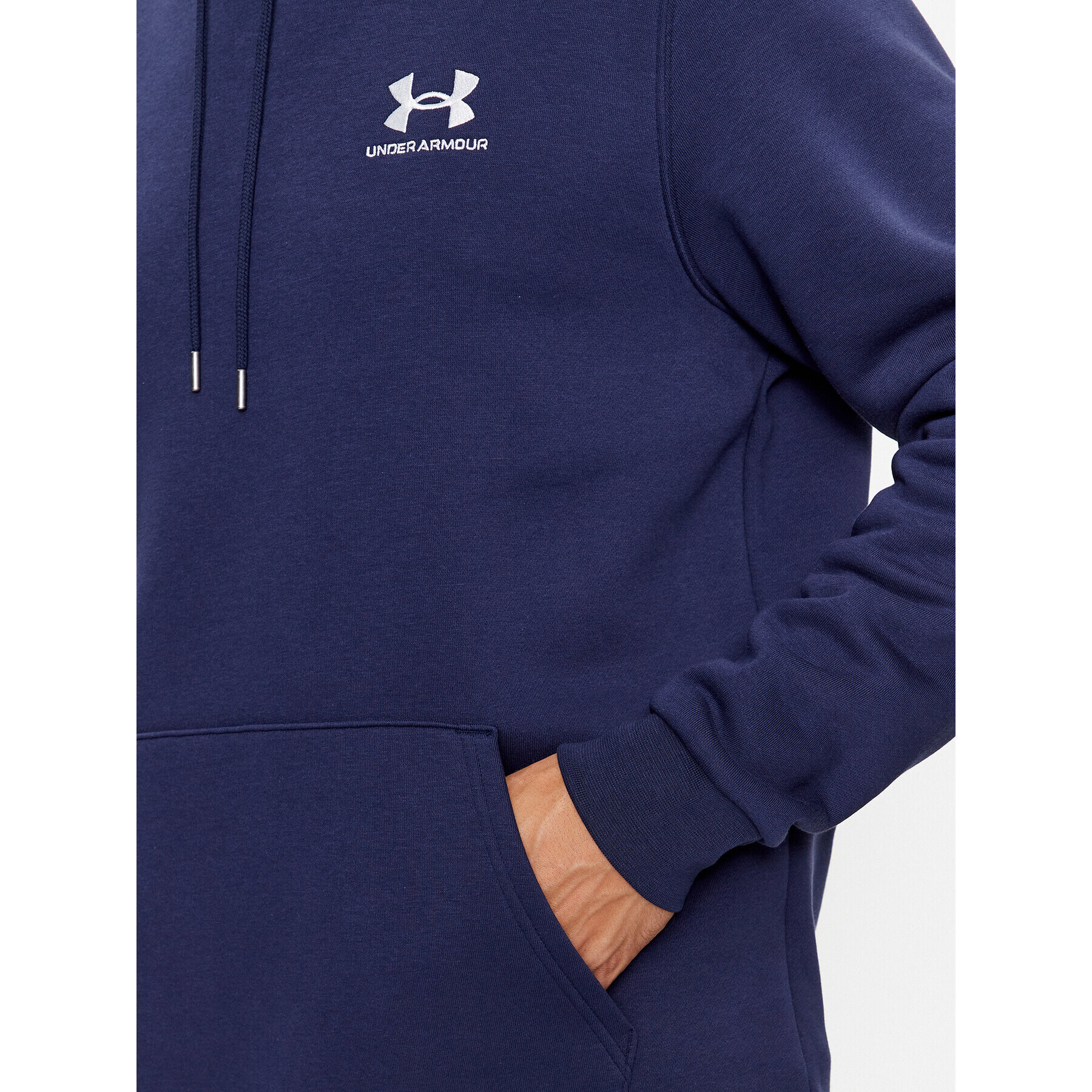 Under Armour Mikina Ua Essential Fleece Hoodie 1373880 Tmavomodrá Loose Fit - Pepit.sk