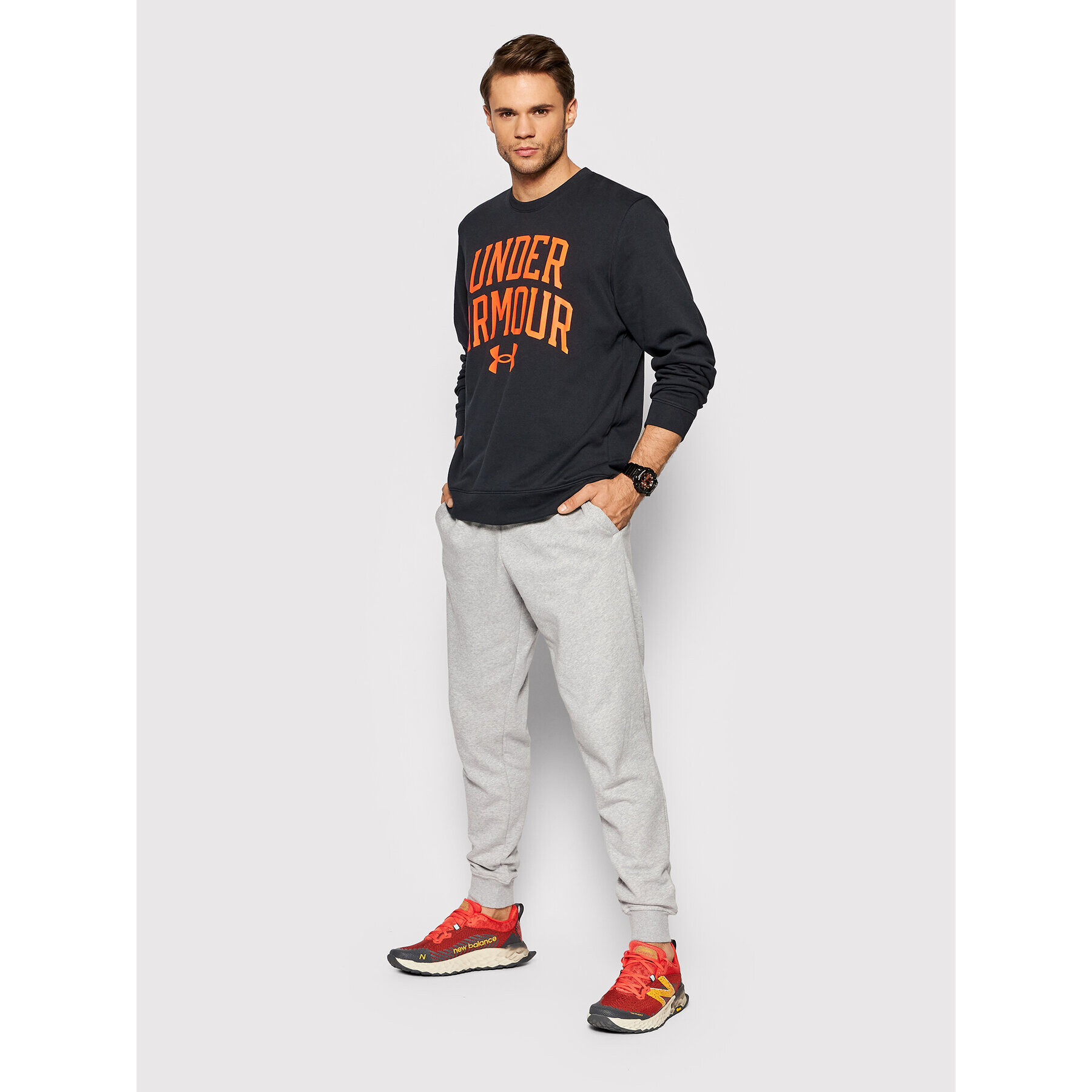 Under Armour Mikina Ua Rival 1361561 Čierna Loose Fit - Pepit.sk