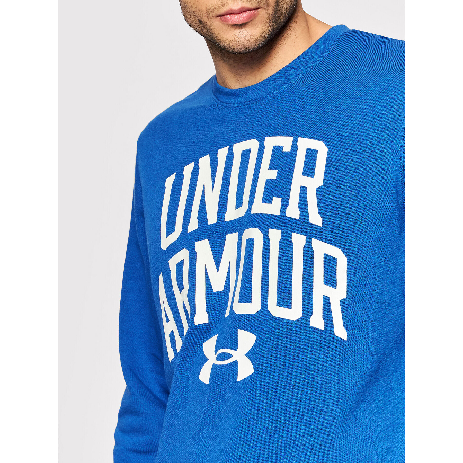 Under Armour Mikina Ua Rival 1361561 Modrá Loose Fit - Pepit.sk