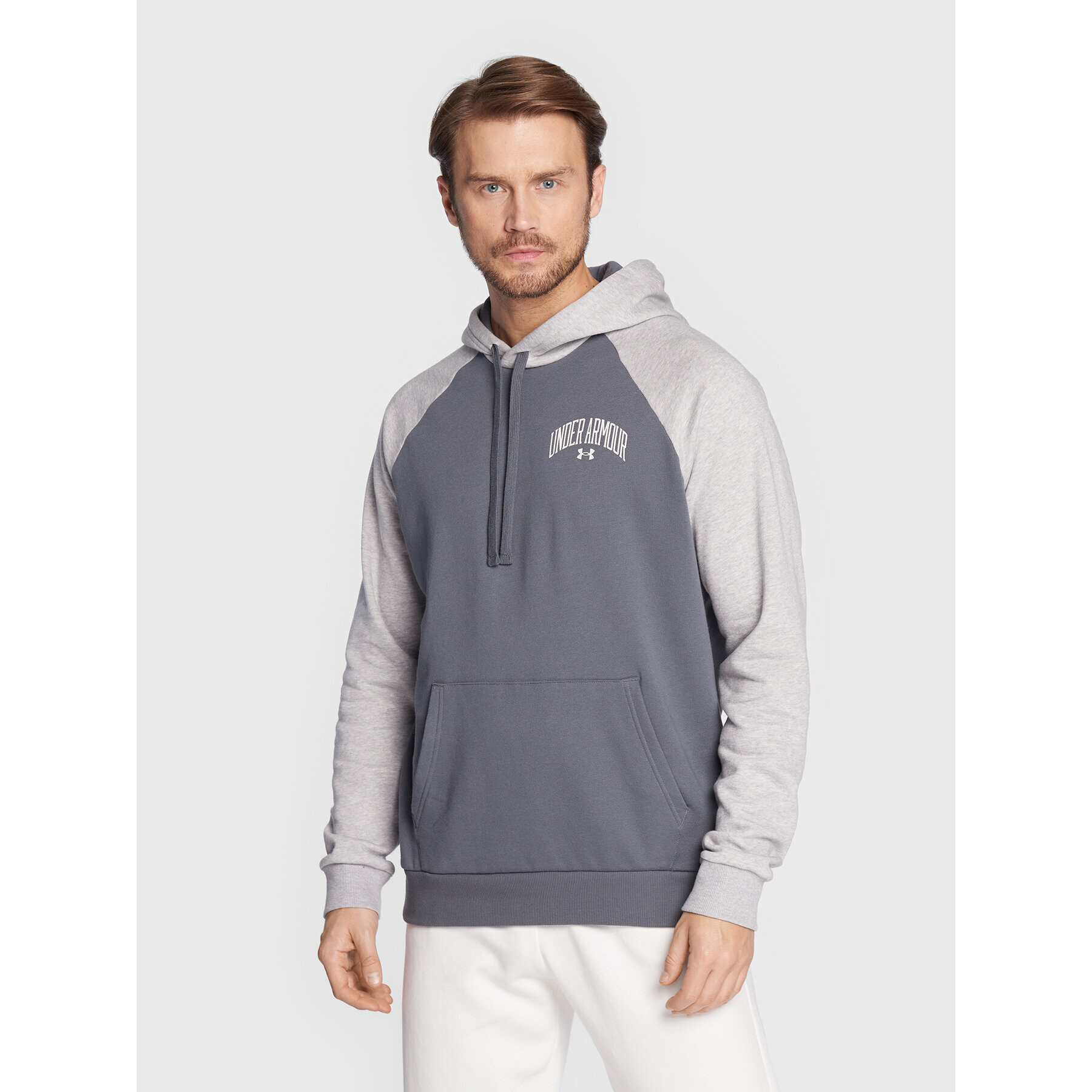 Under Armour Mikina Ua Rival 1373363 Sivá Loose Fit - Pepit.sk